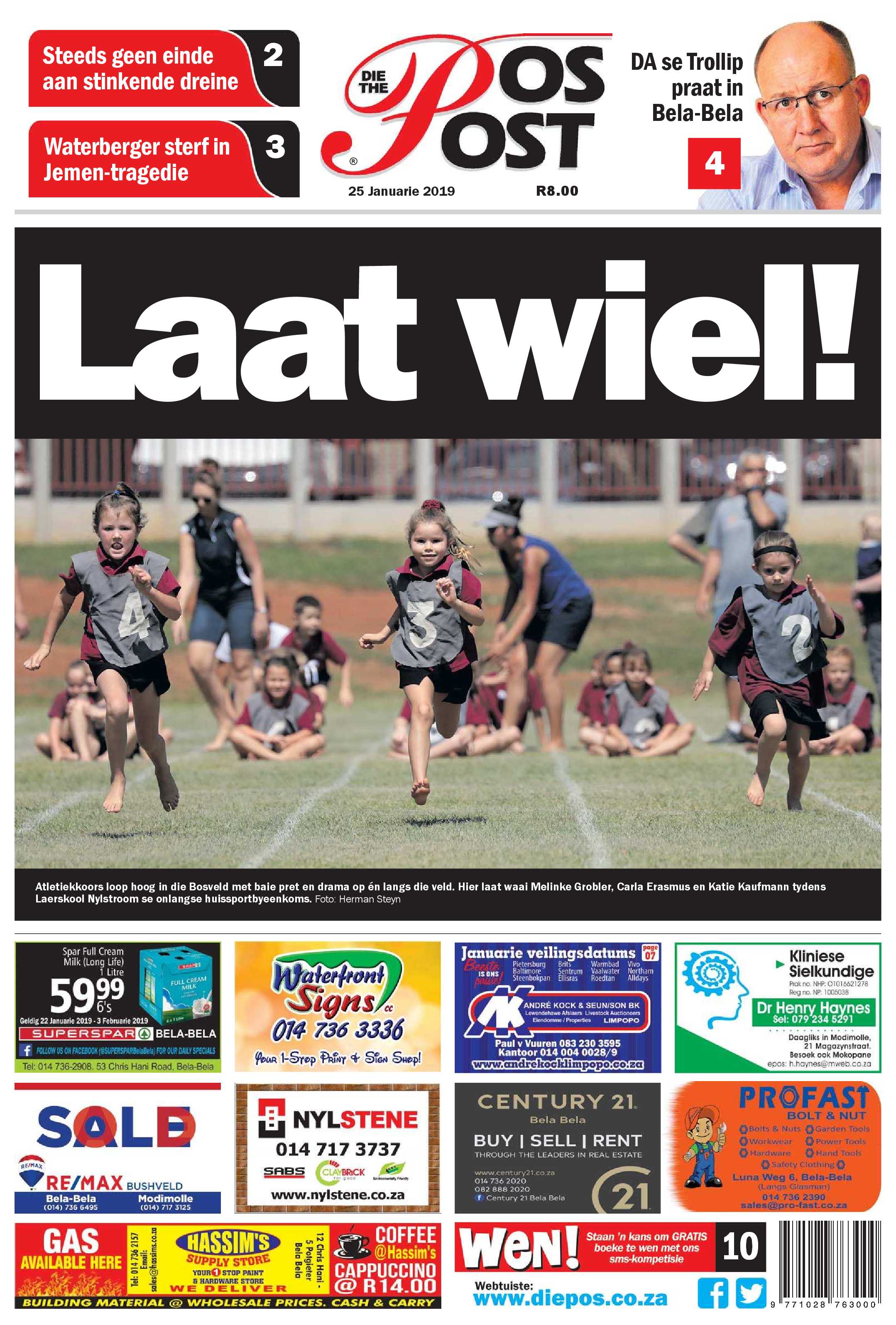 Die Pos 25 January 2019 page 1