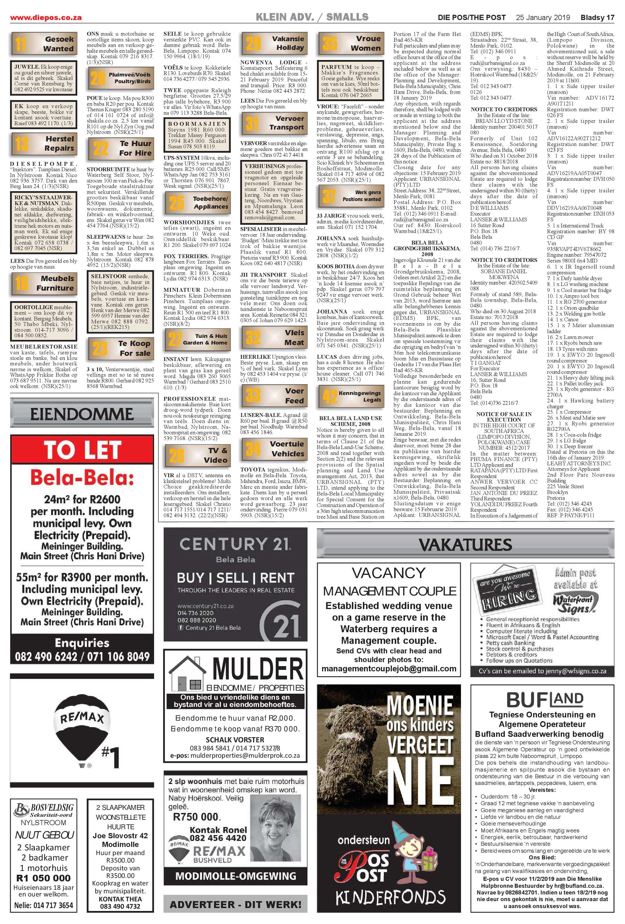 Die Pos 25 January 2019 page 17