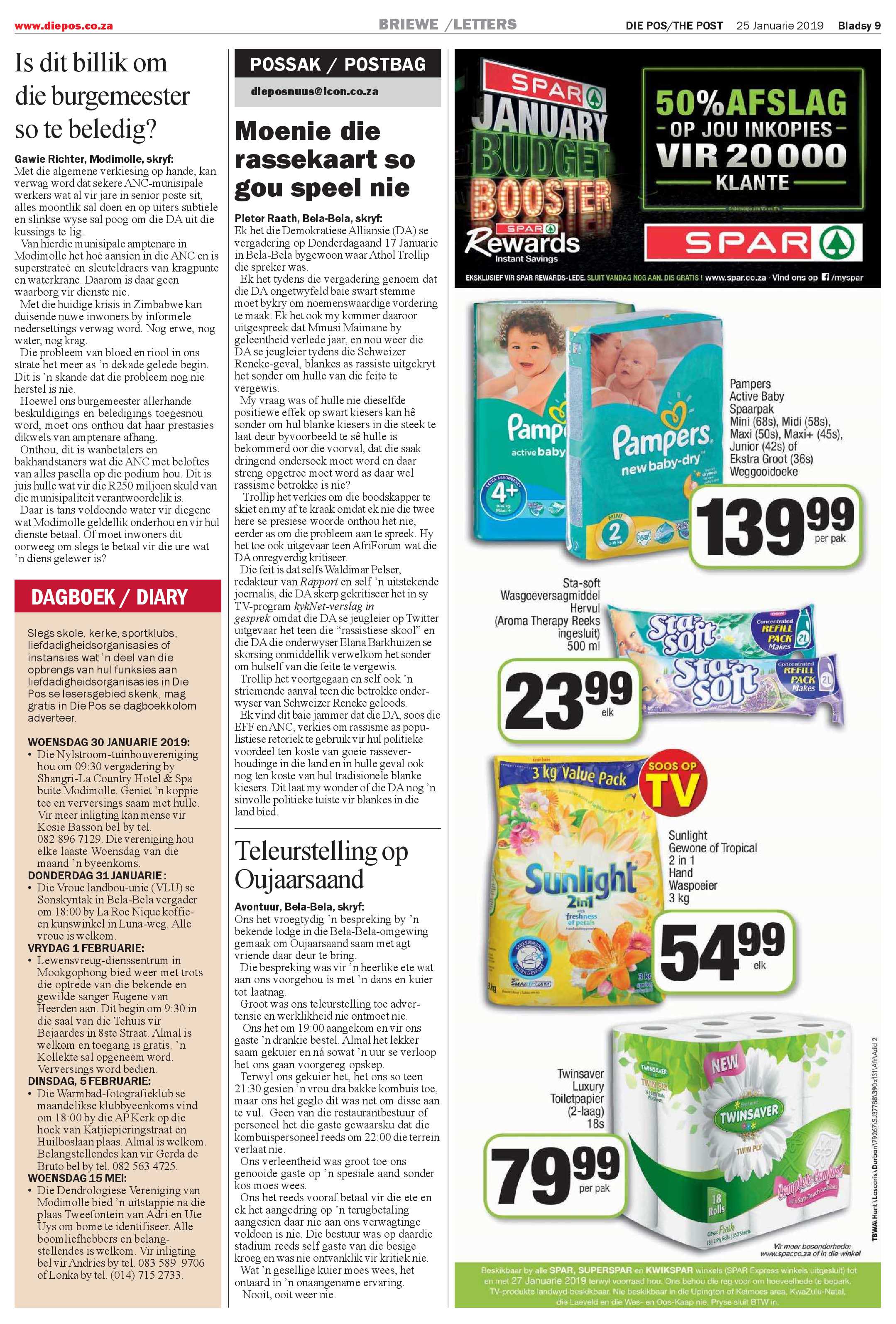 Die Pos 25 January 2019 page 9