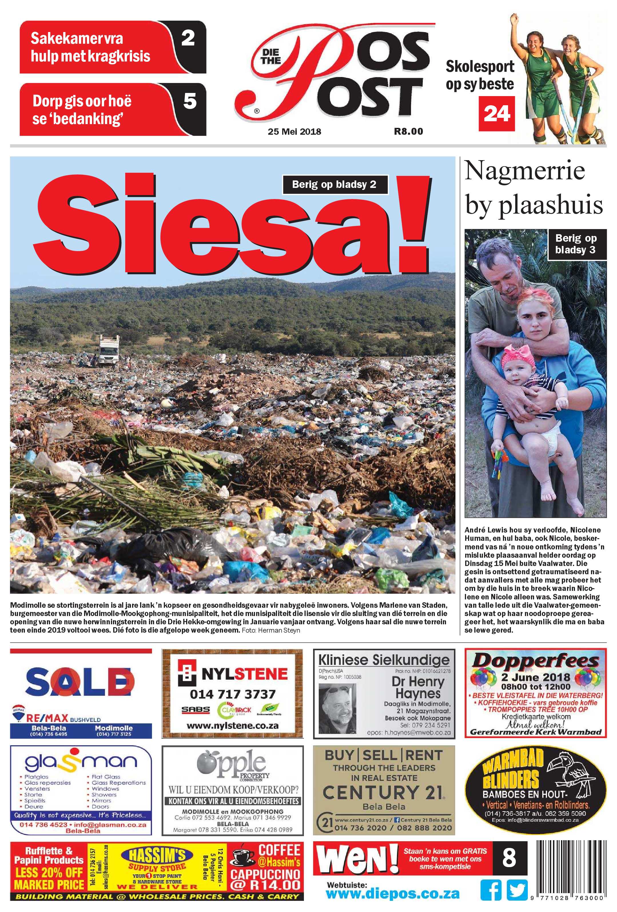 Die Pos 25 Mei 2018 page 1