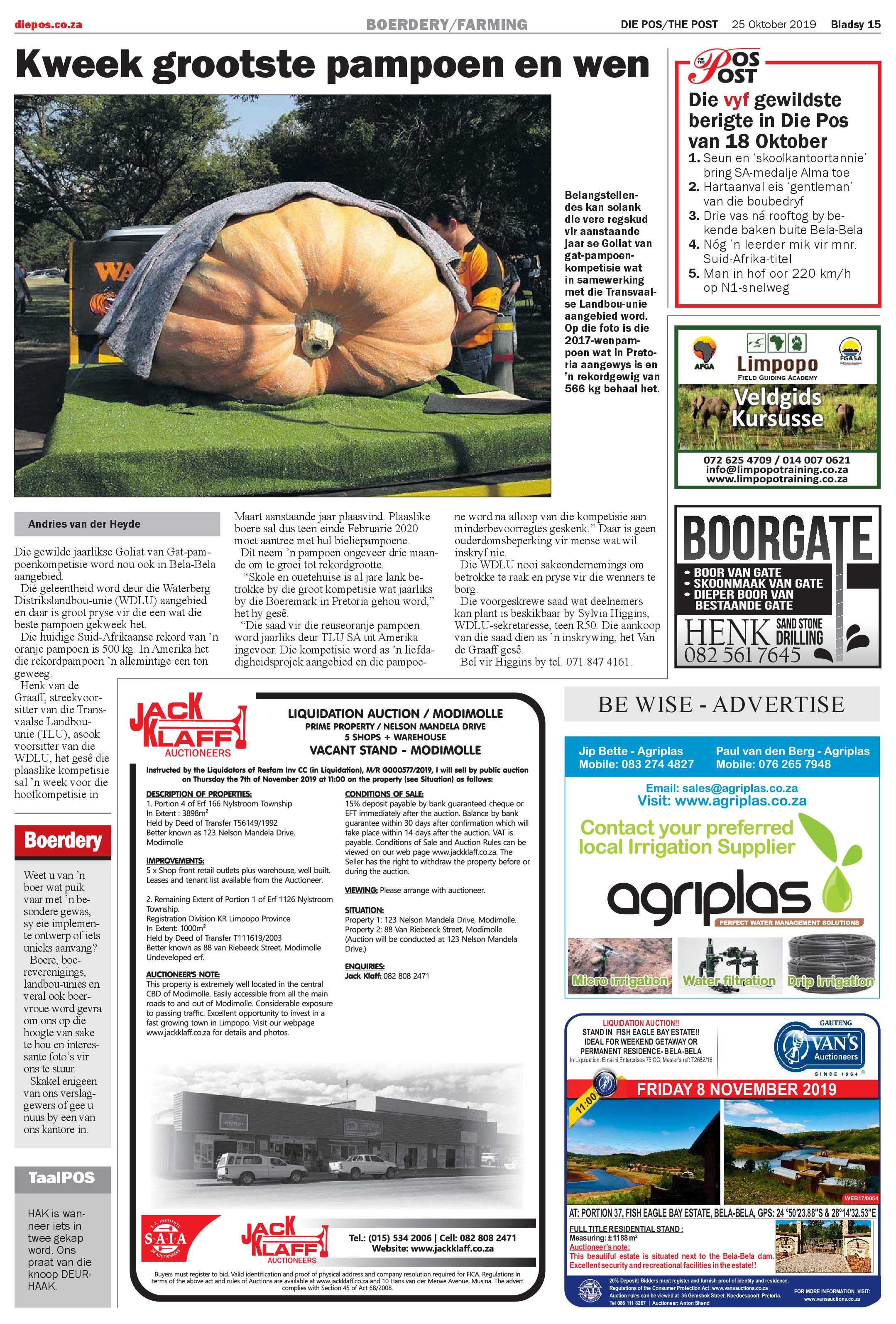 Die Pos 25 October 2019 page 15