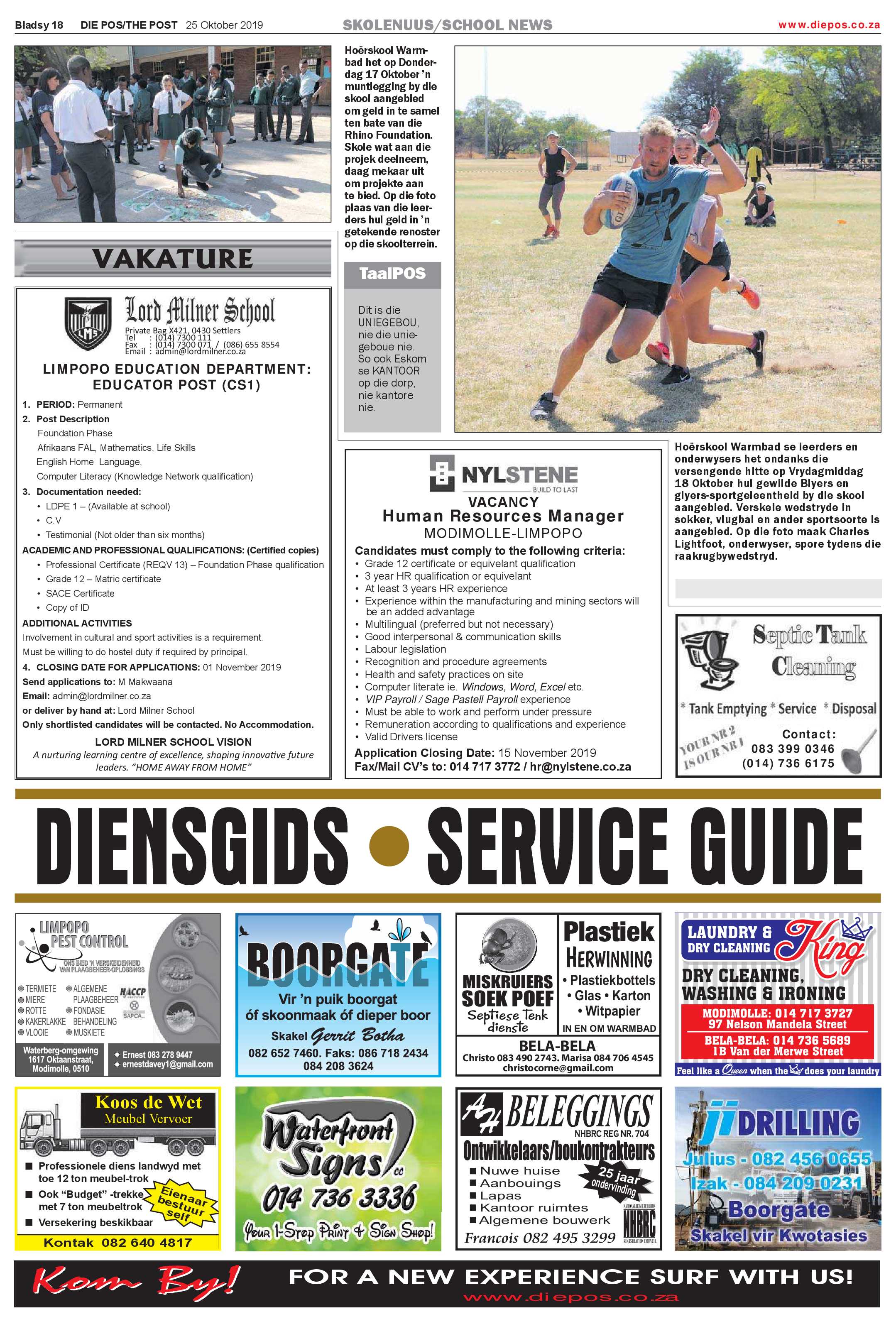 Die Pos 25 October 2019 page 18