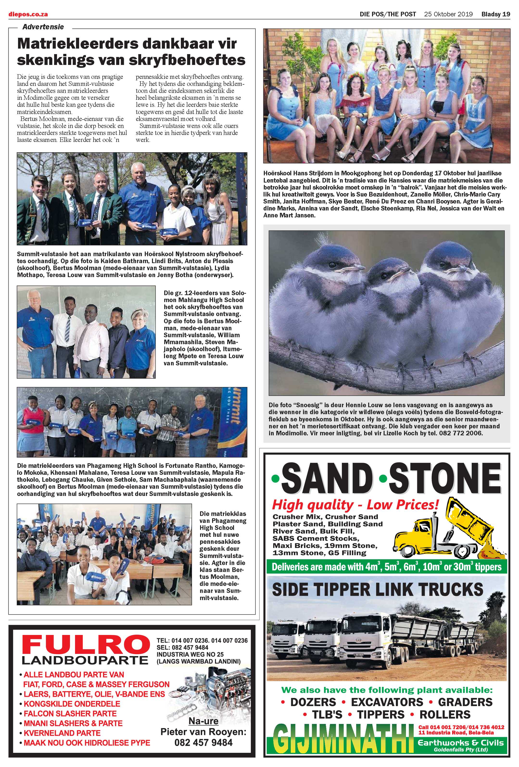 Die Pos 25 October 2019 page 19