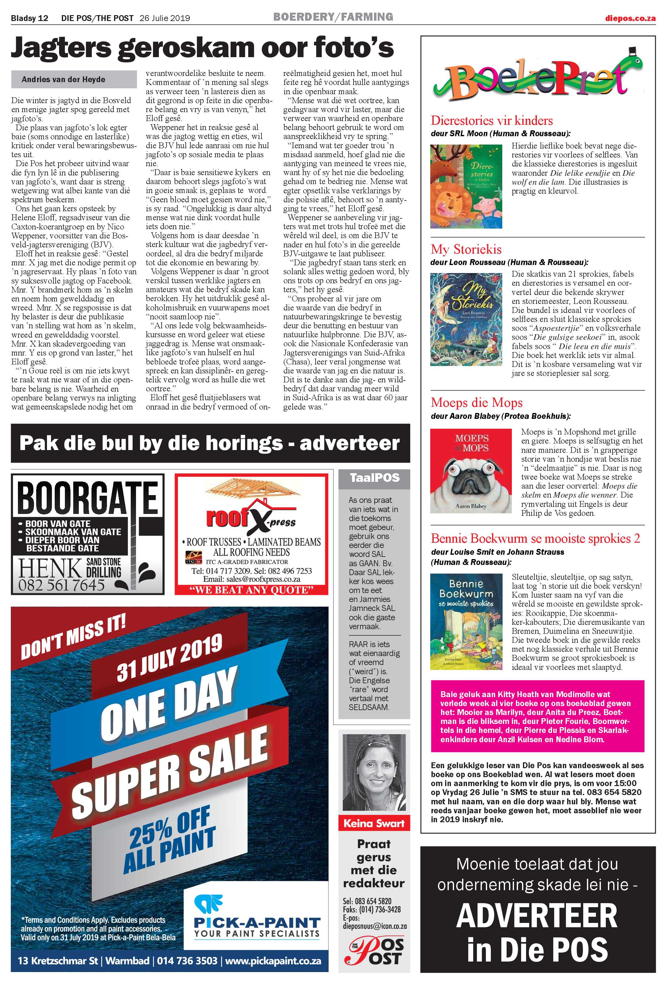 Die Pos 26 July 2019 page 12