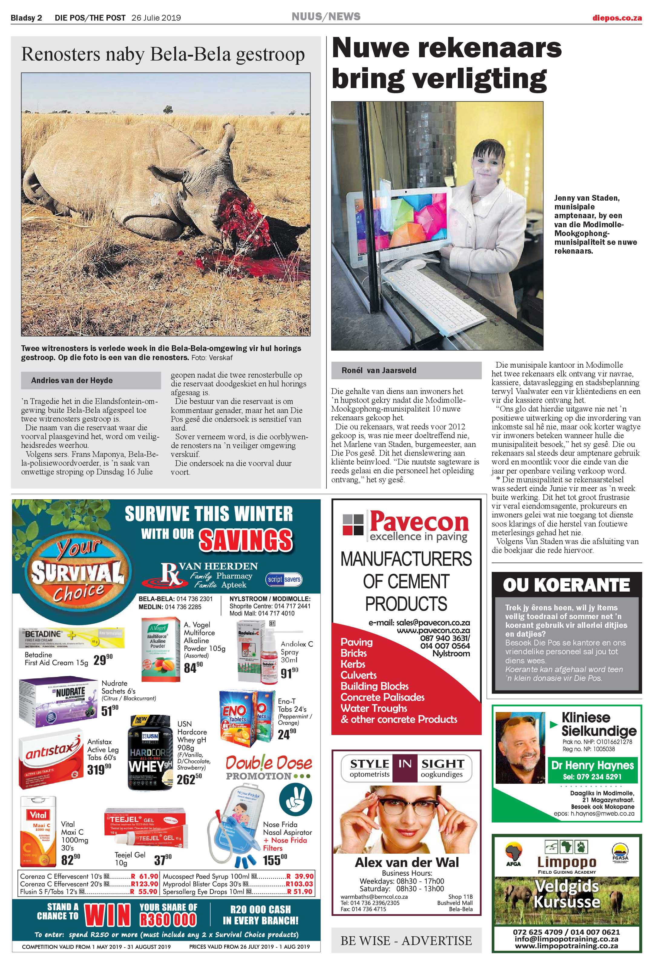 Die Pos 26 July 2019 page 2