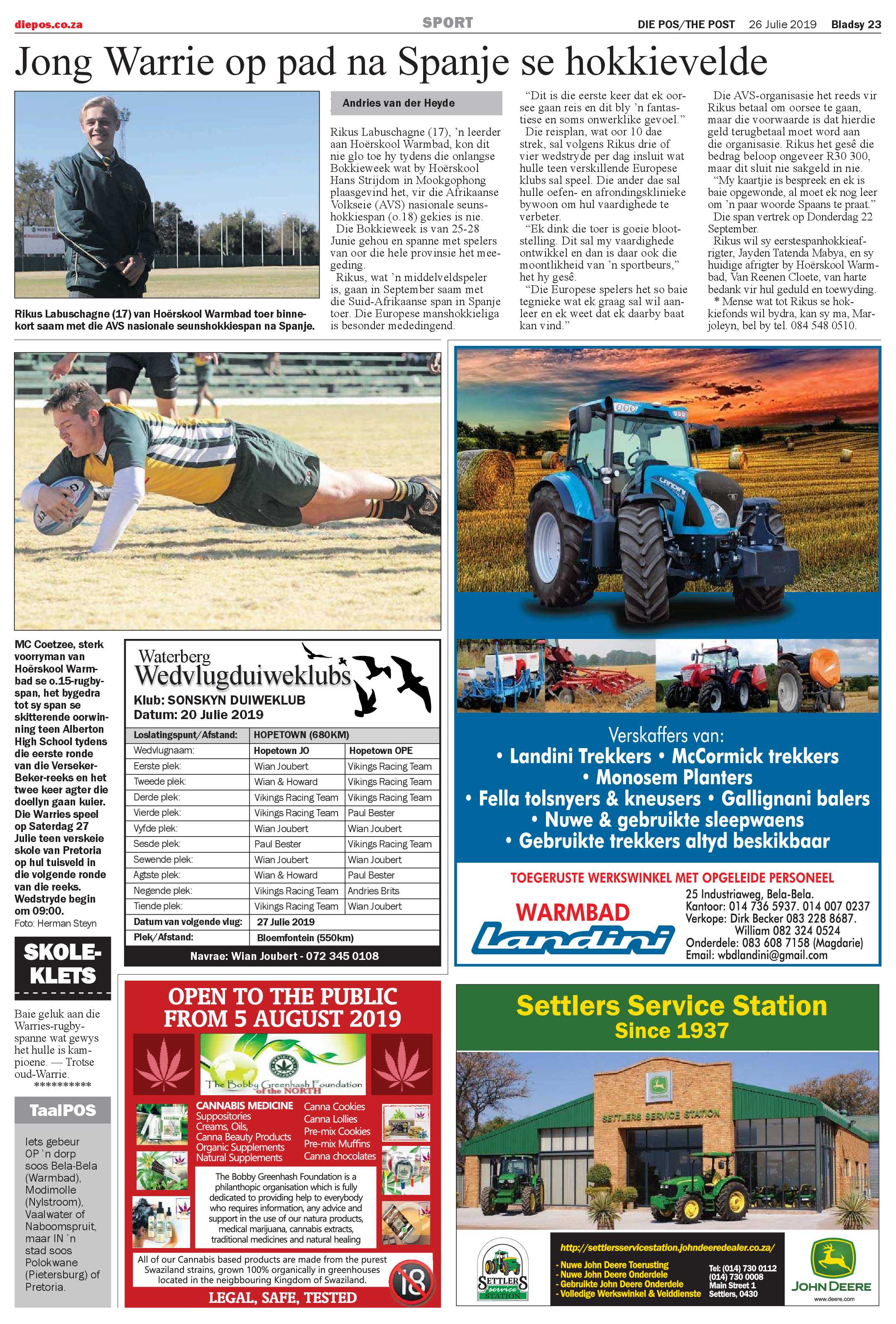 Die Pos 26 July 2019 page 23