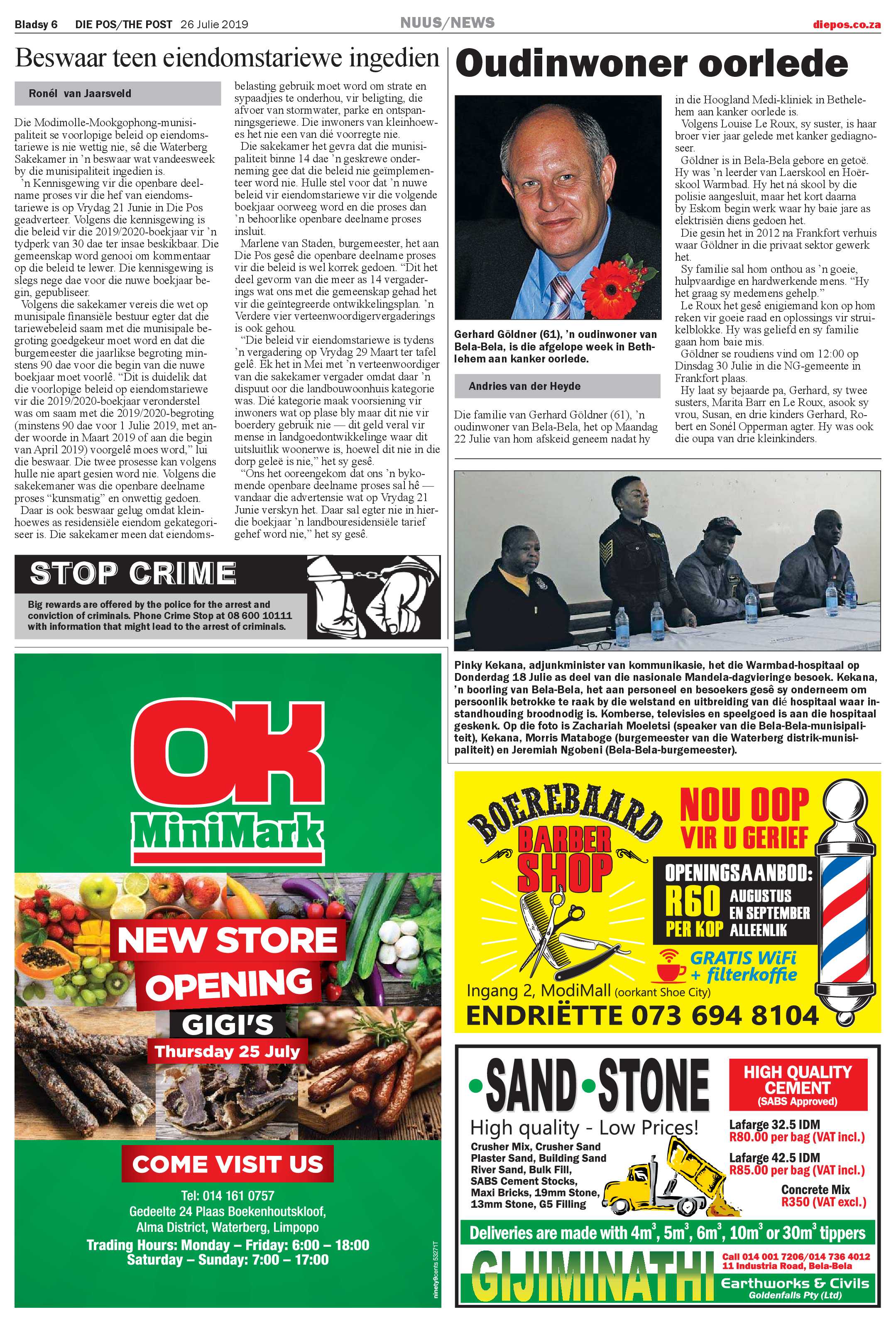 Die Pos 26 July 2019 page 6