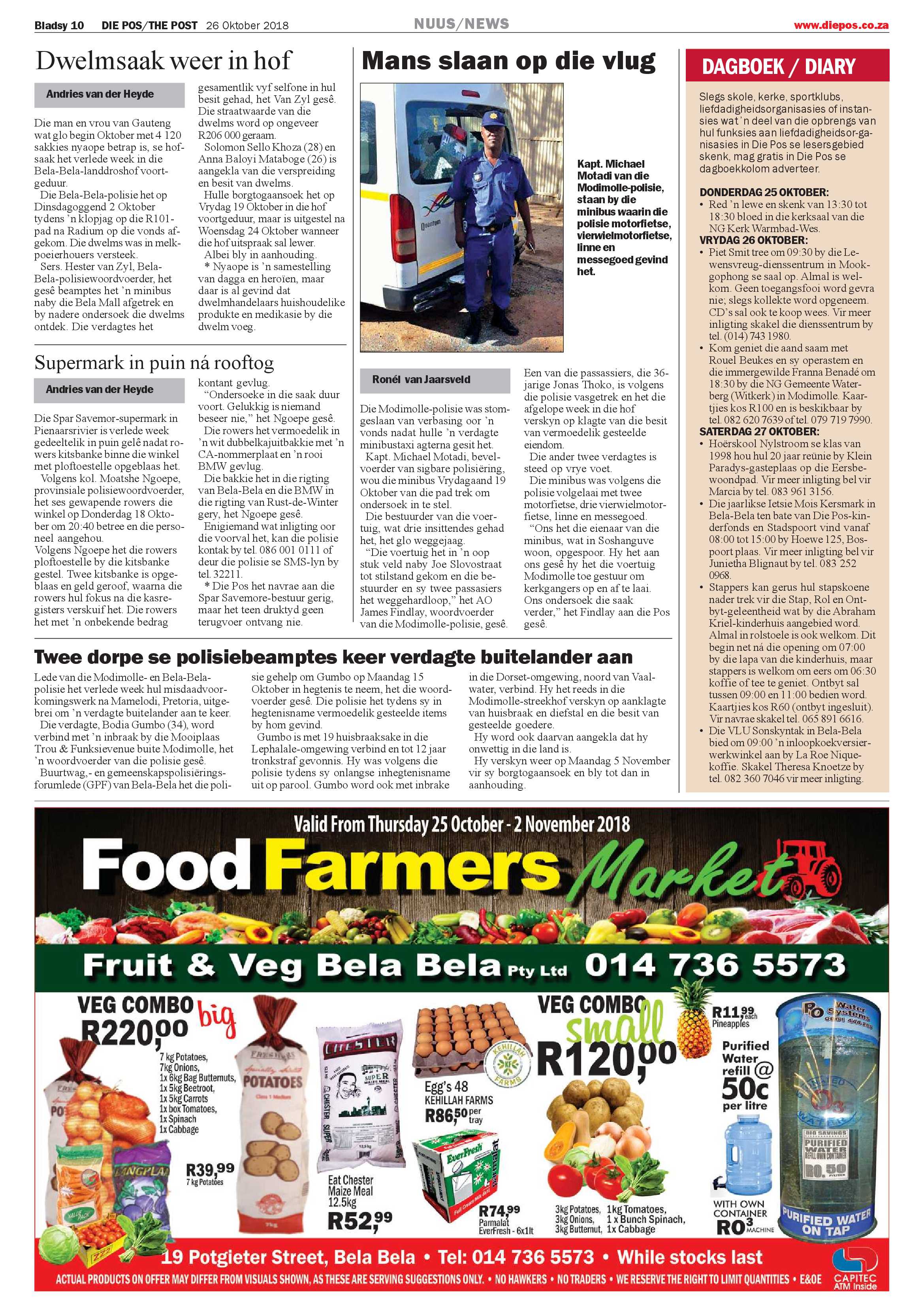 Die Pos 26 October 2018 page 10