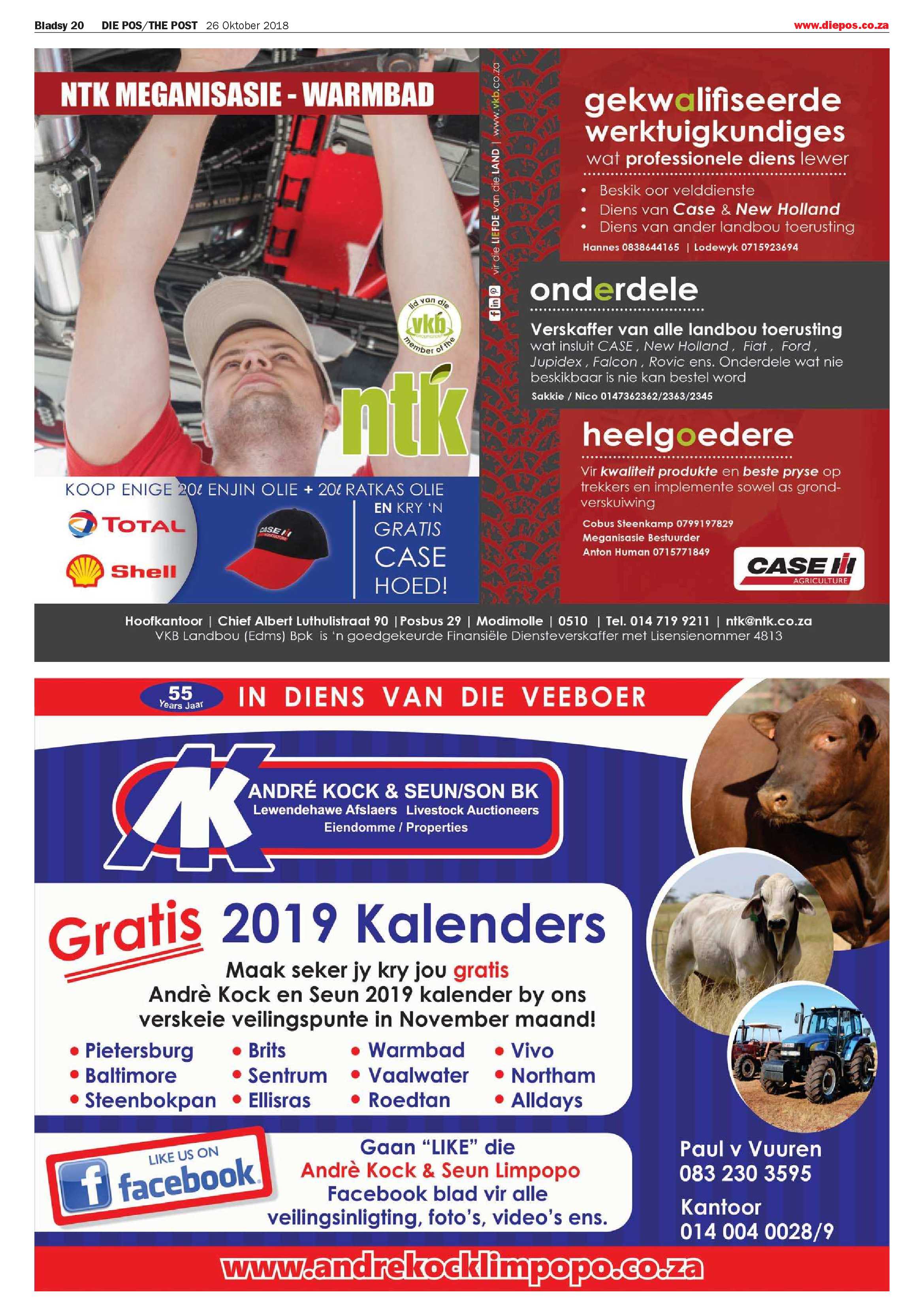 Die Pos 26 October 2018 page 20