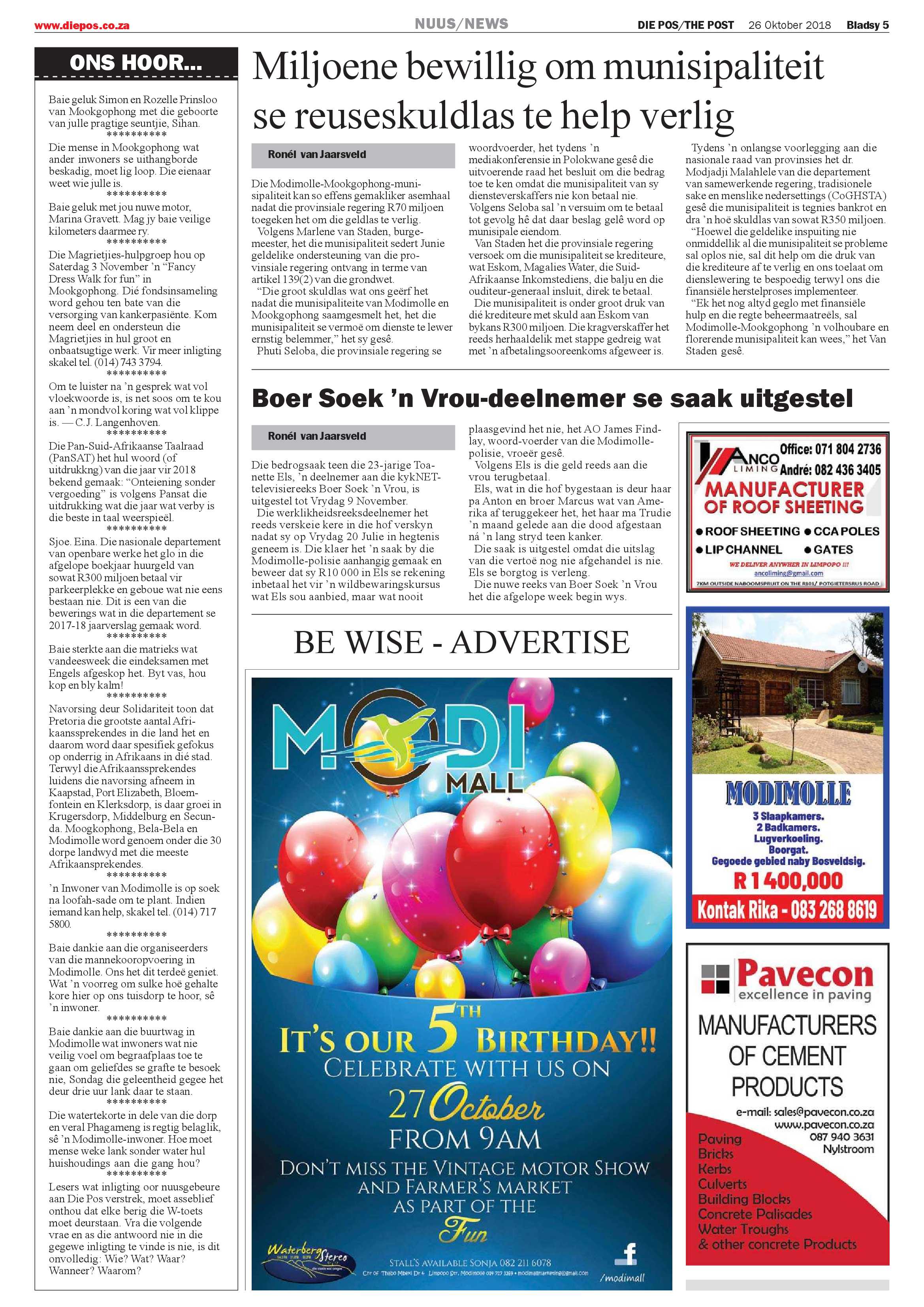 Die Pos 26 October 2018 page 5