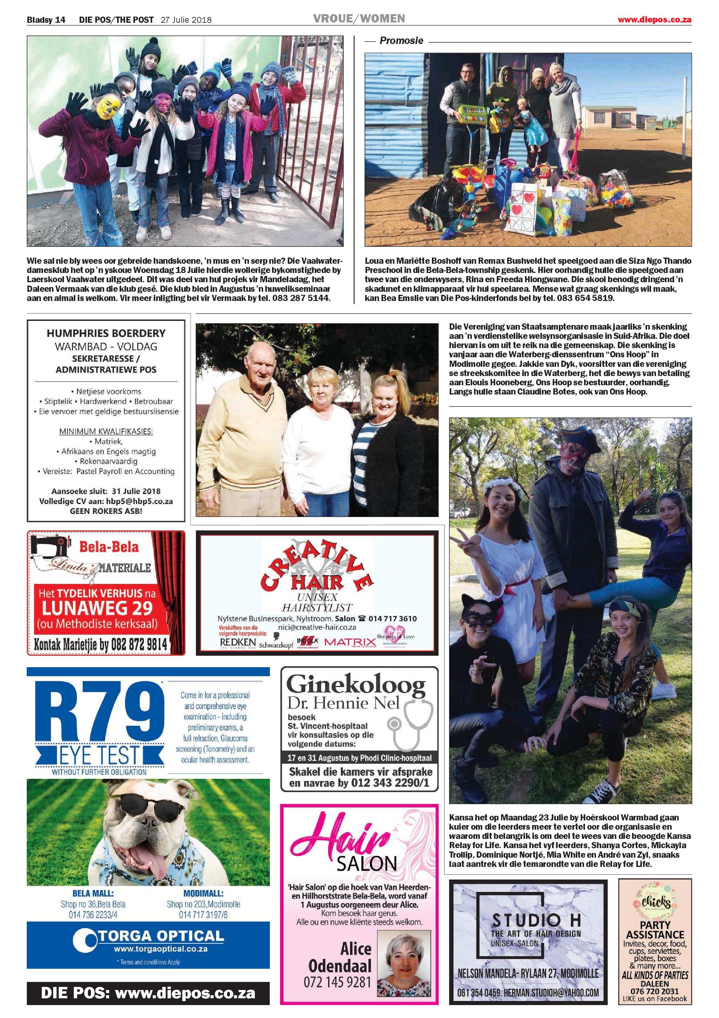 Die Pos 27 July 2018 page 14