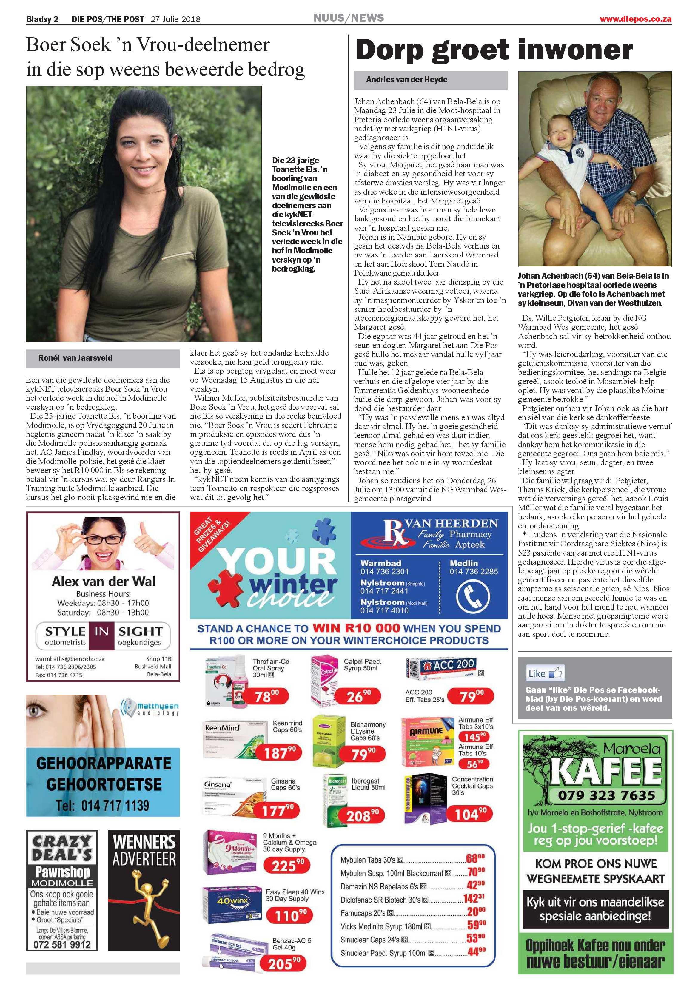 Die Pos 27 July 2018 page 2