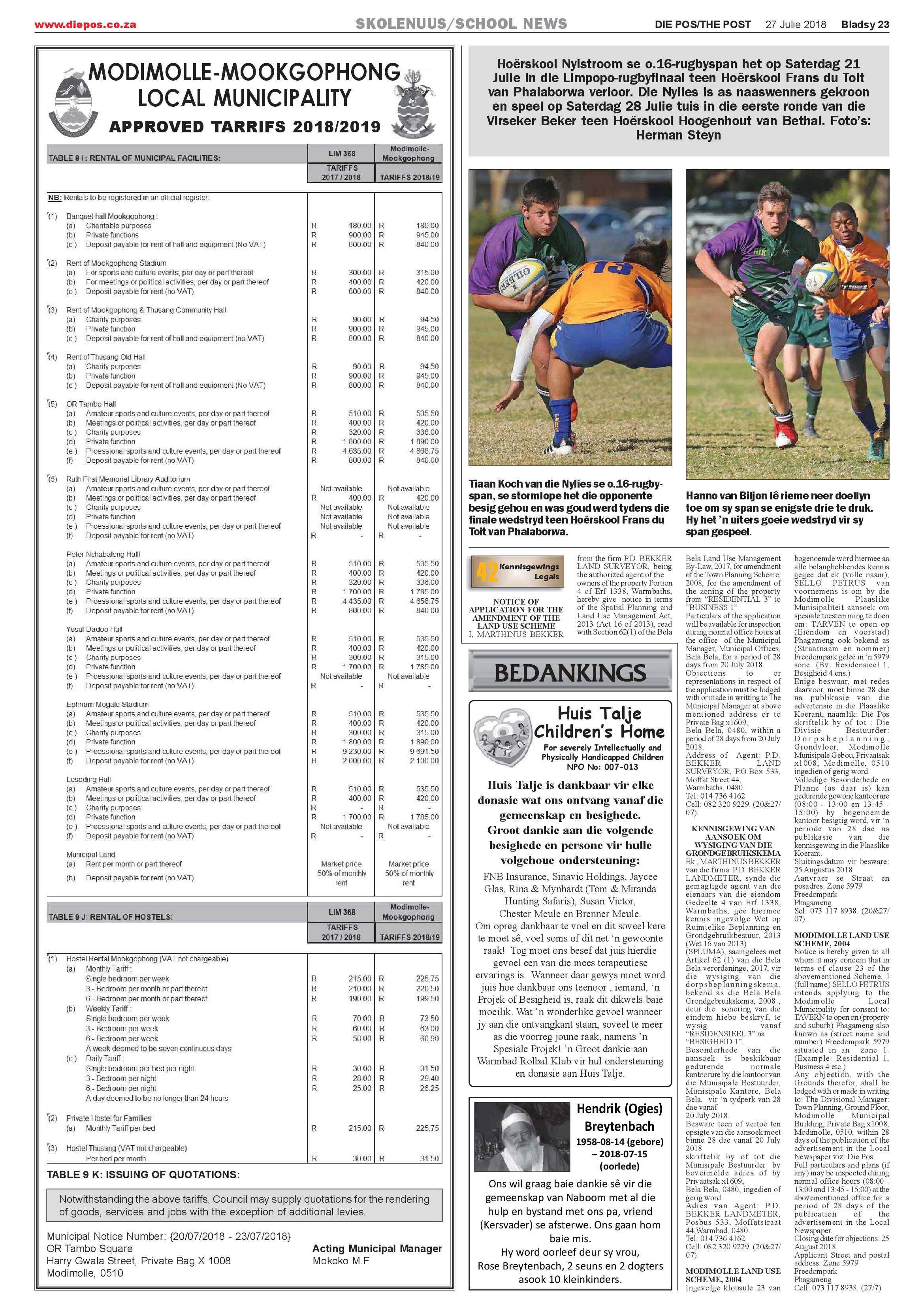 Die Pos 27 July 2018 page 23