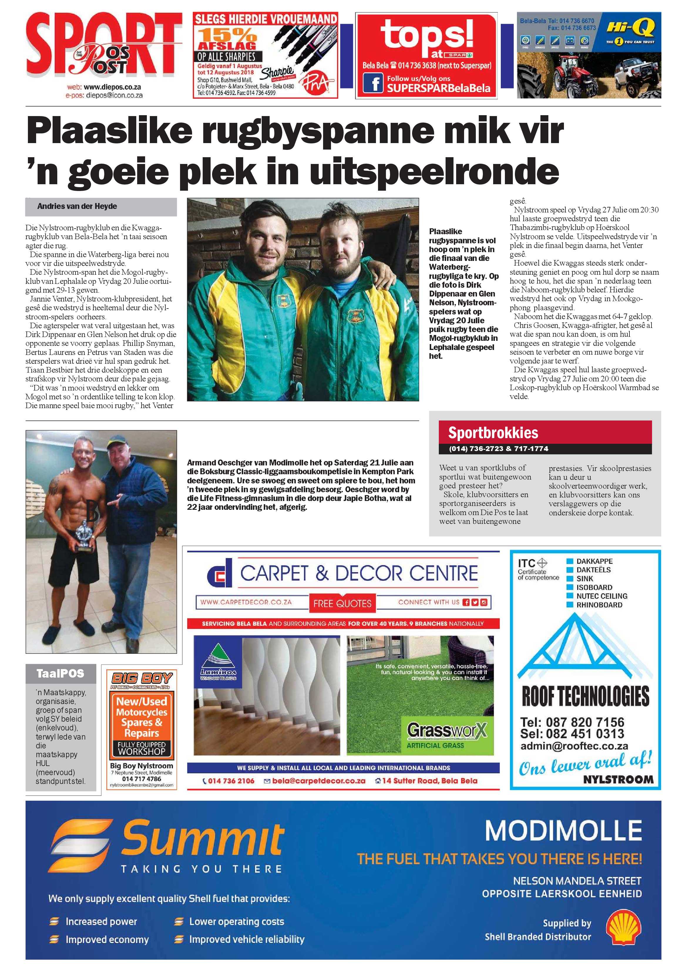 Die Pos 27 July 2018 page 28