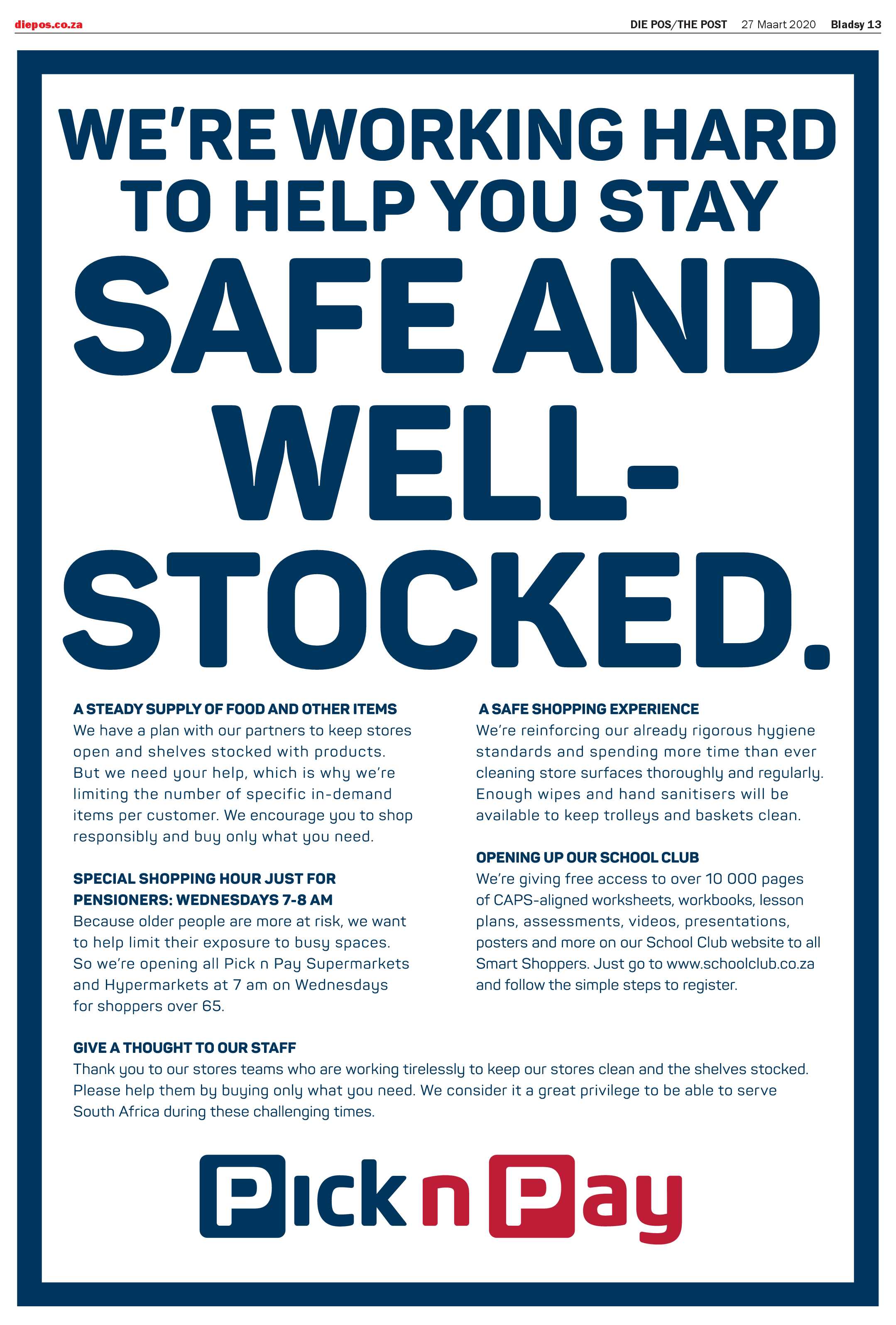 Die Pos 27 Maart 2020 page 13