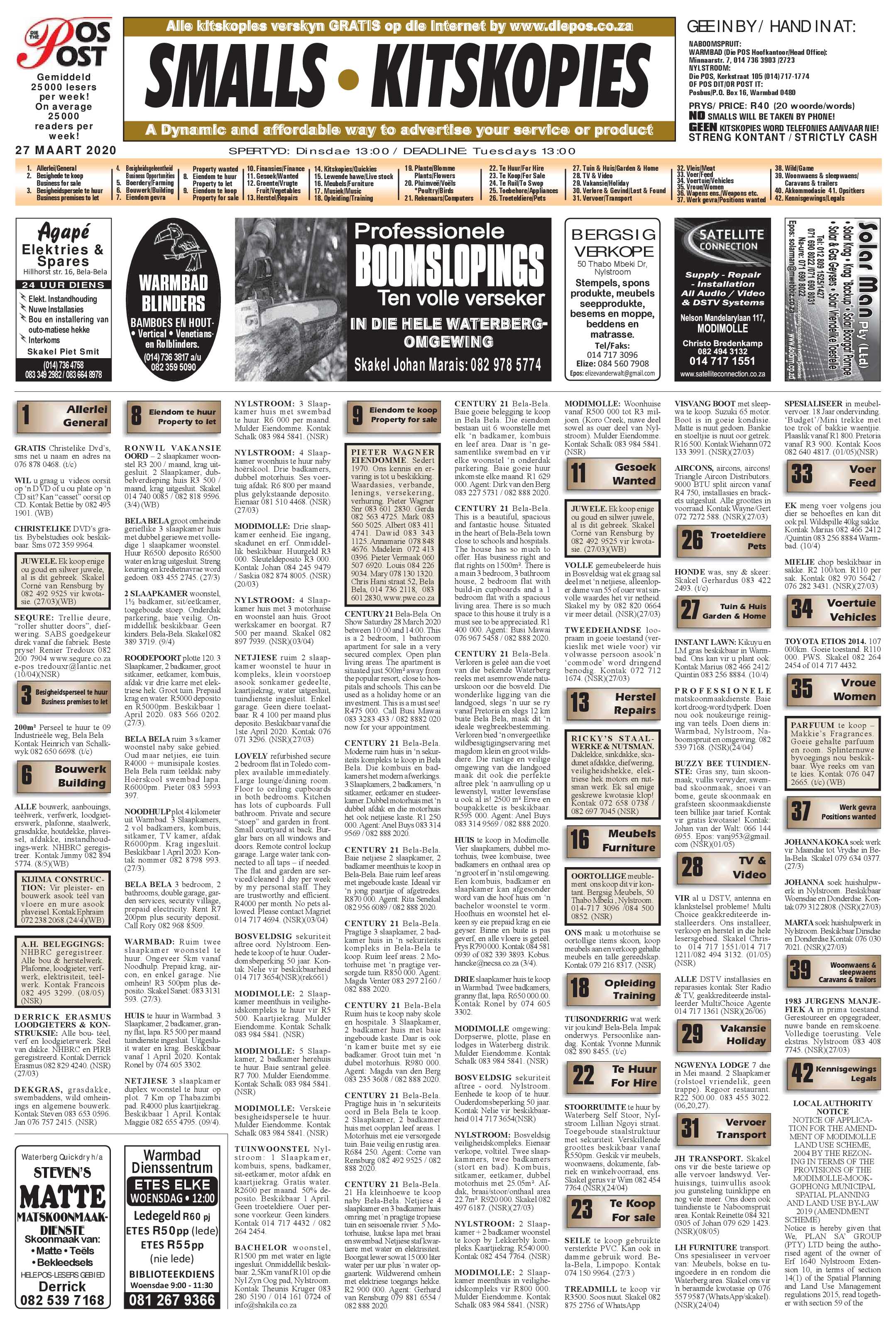 Die Pos 27 Maart 2020 page 15