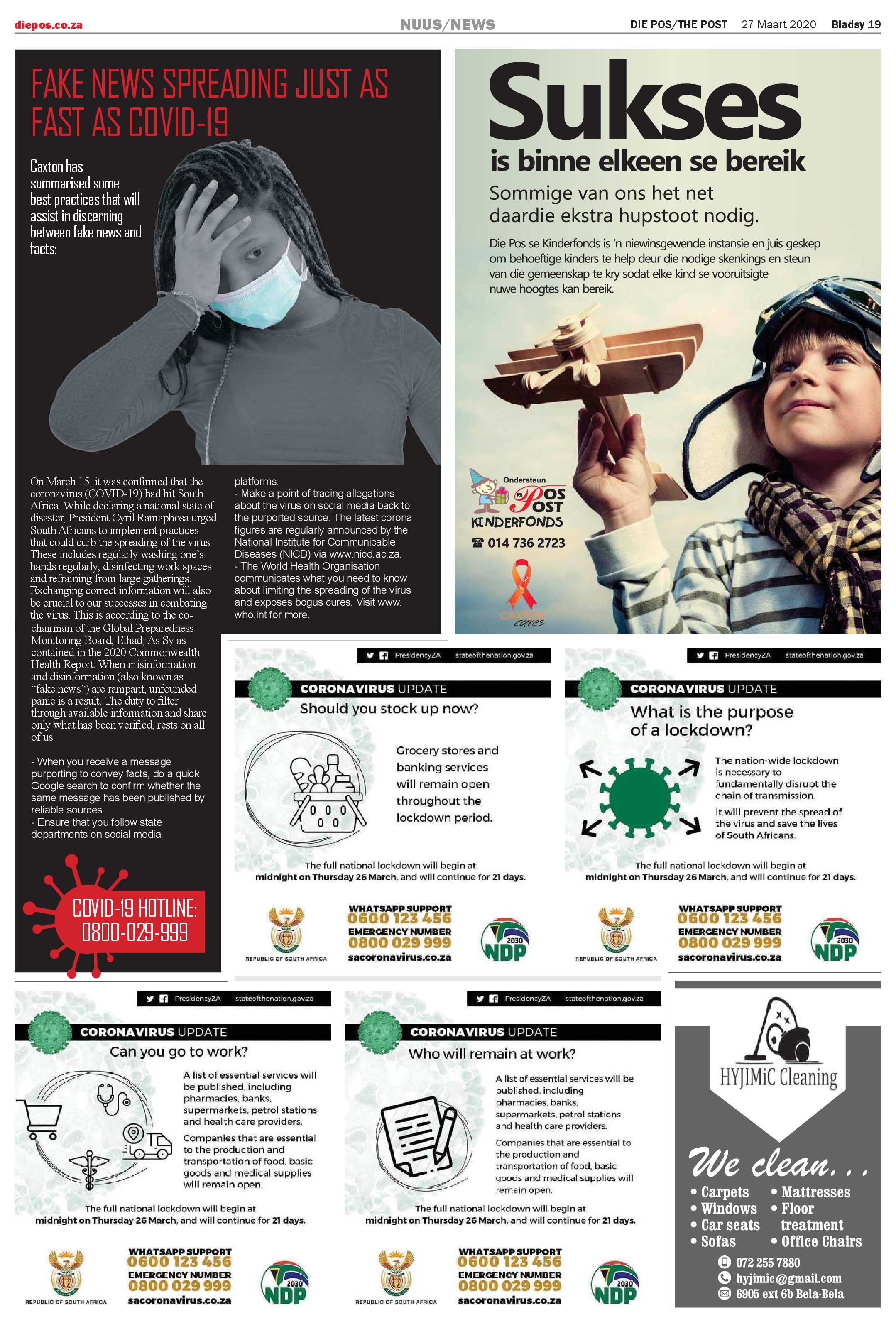 Die Pos 27 Maart 2020 page 19