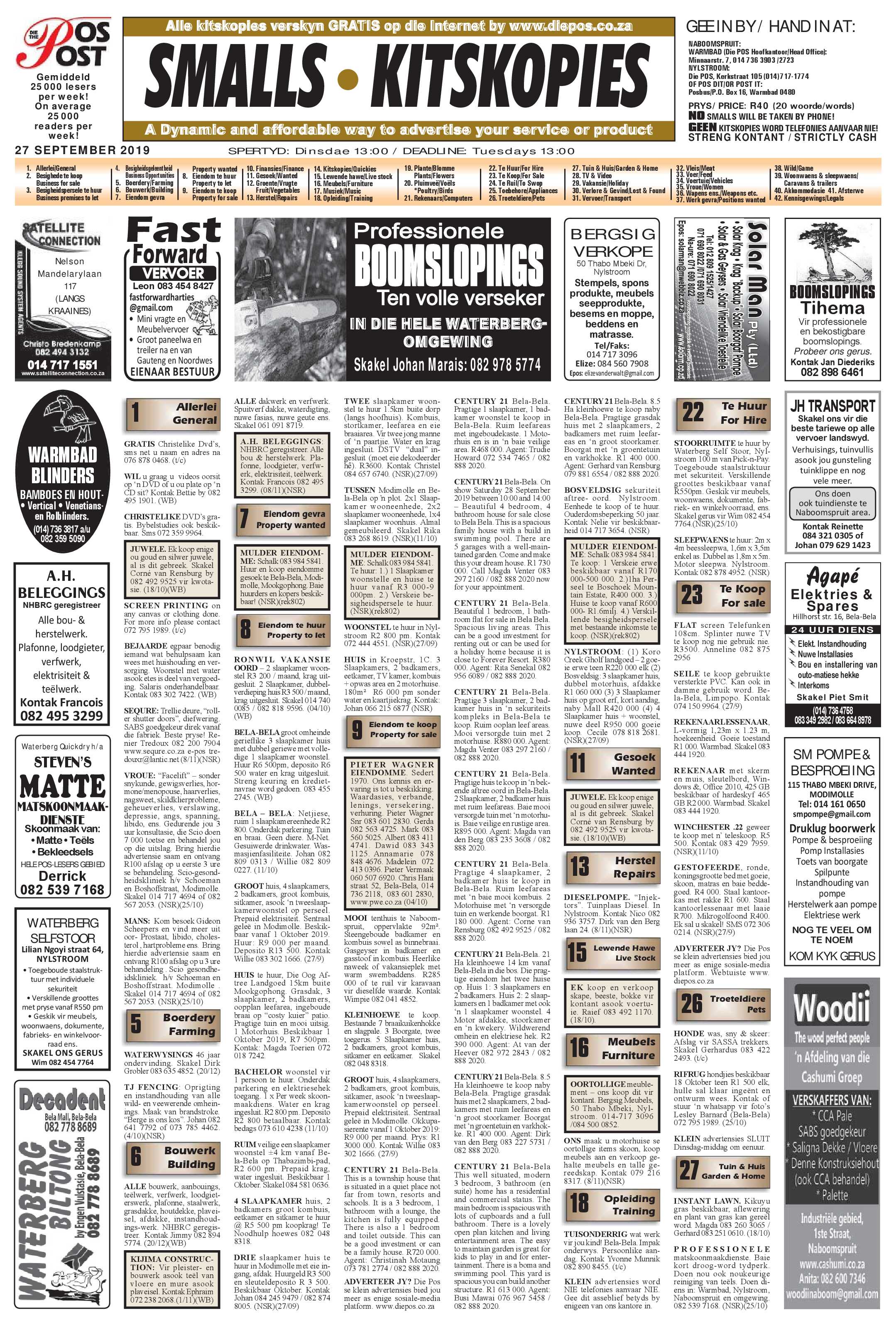 Die Pos 27 September 2019 page 16