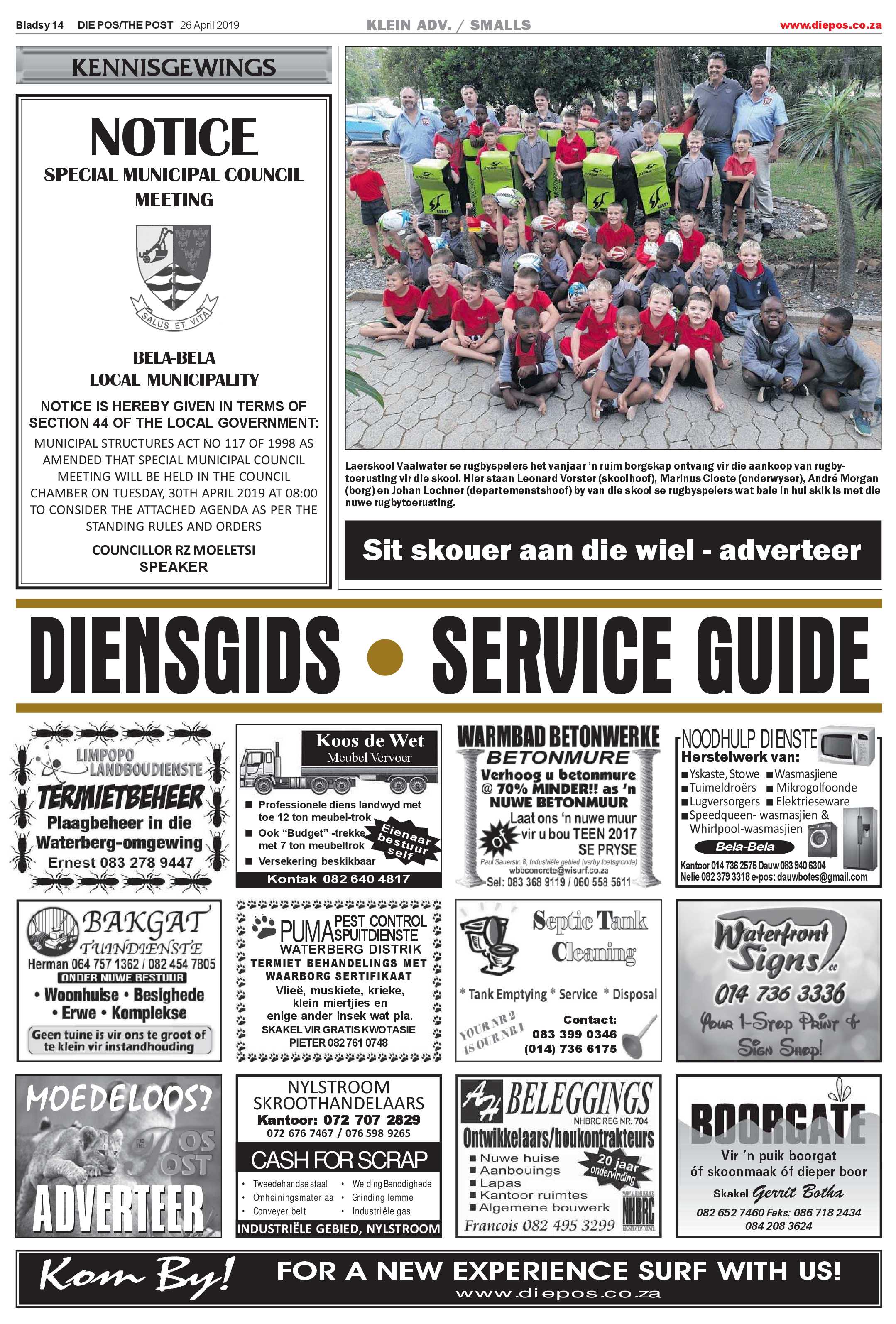 Die Pos 26 April 2019 page 14