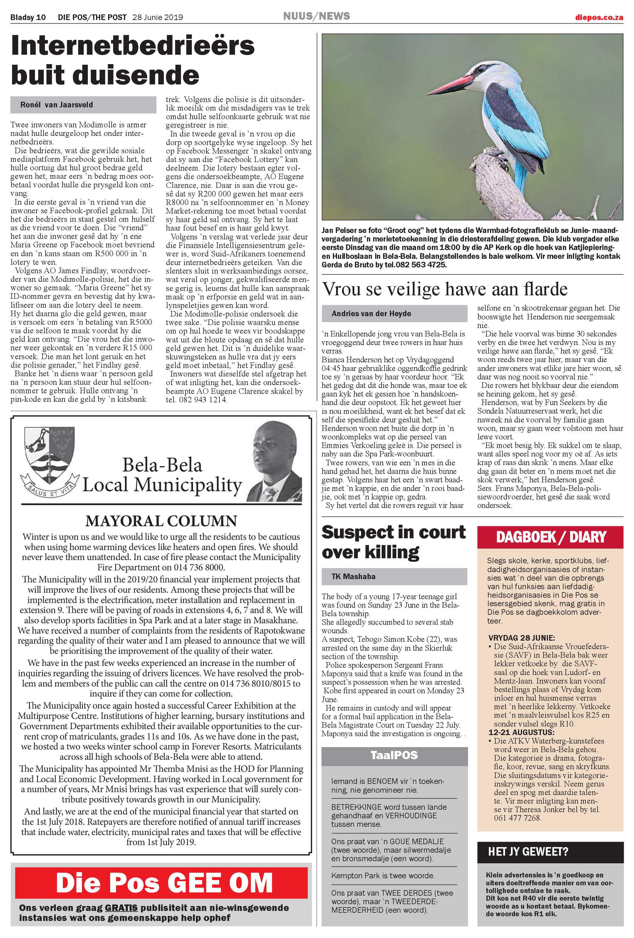 Die Pos 28 June 2019 page 10
