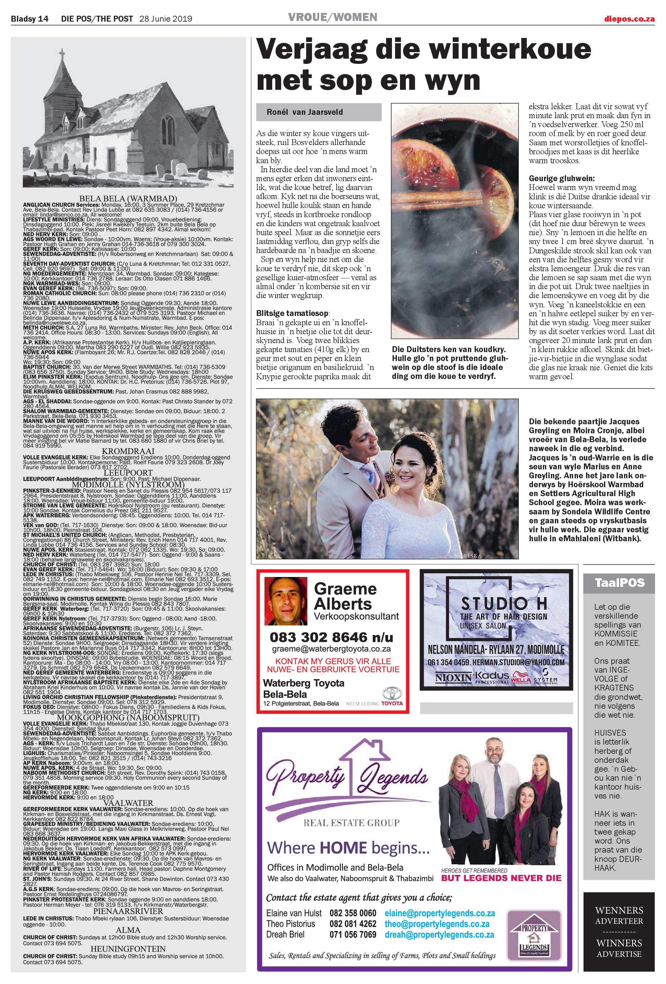 Die Pos 28 June 2019 page 14