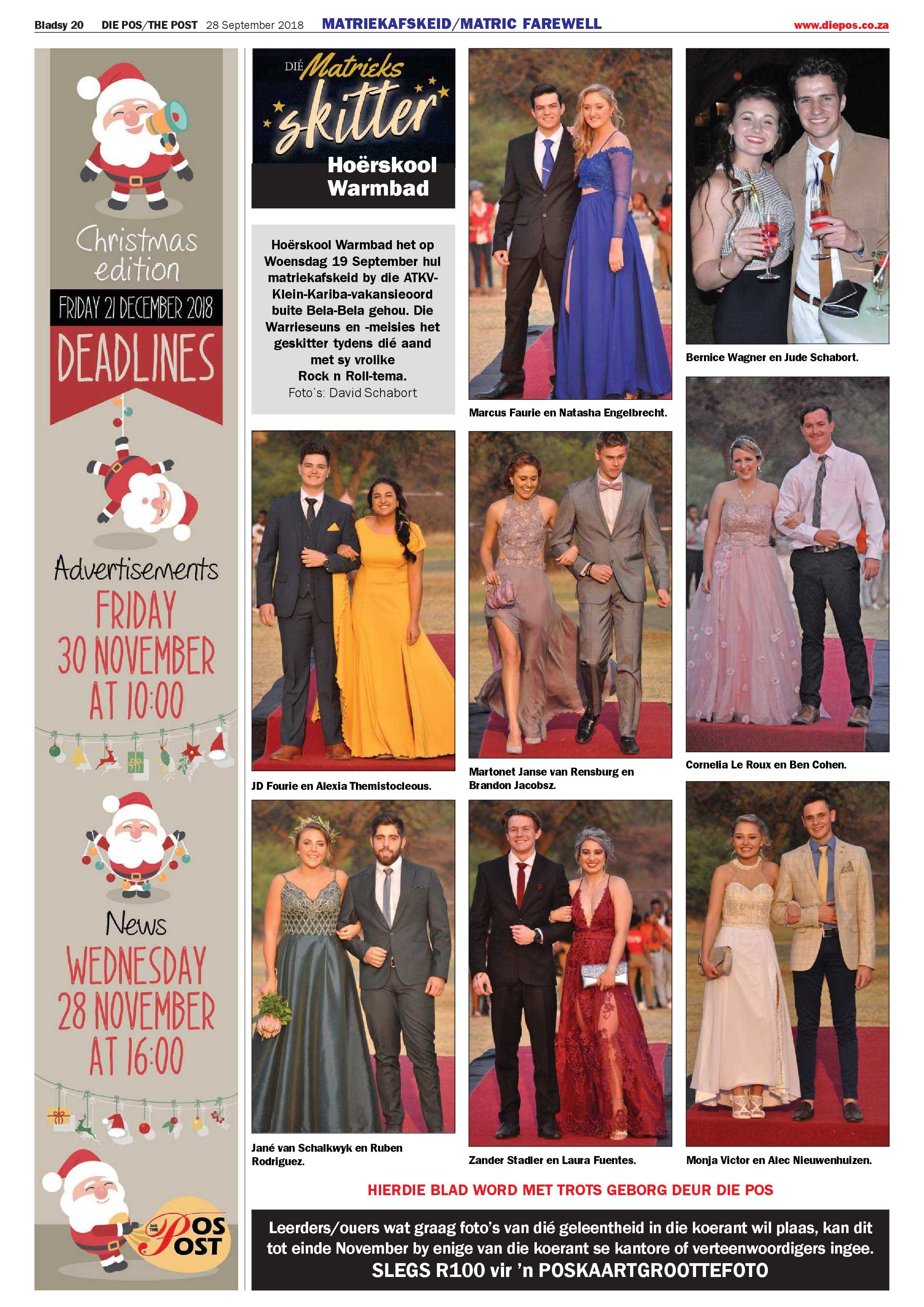 Die Pos 28 September 2018 page 20