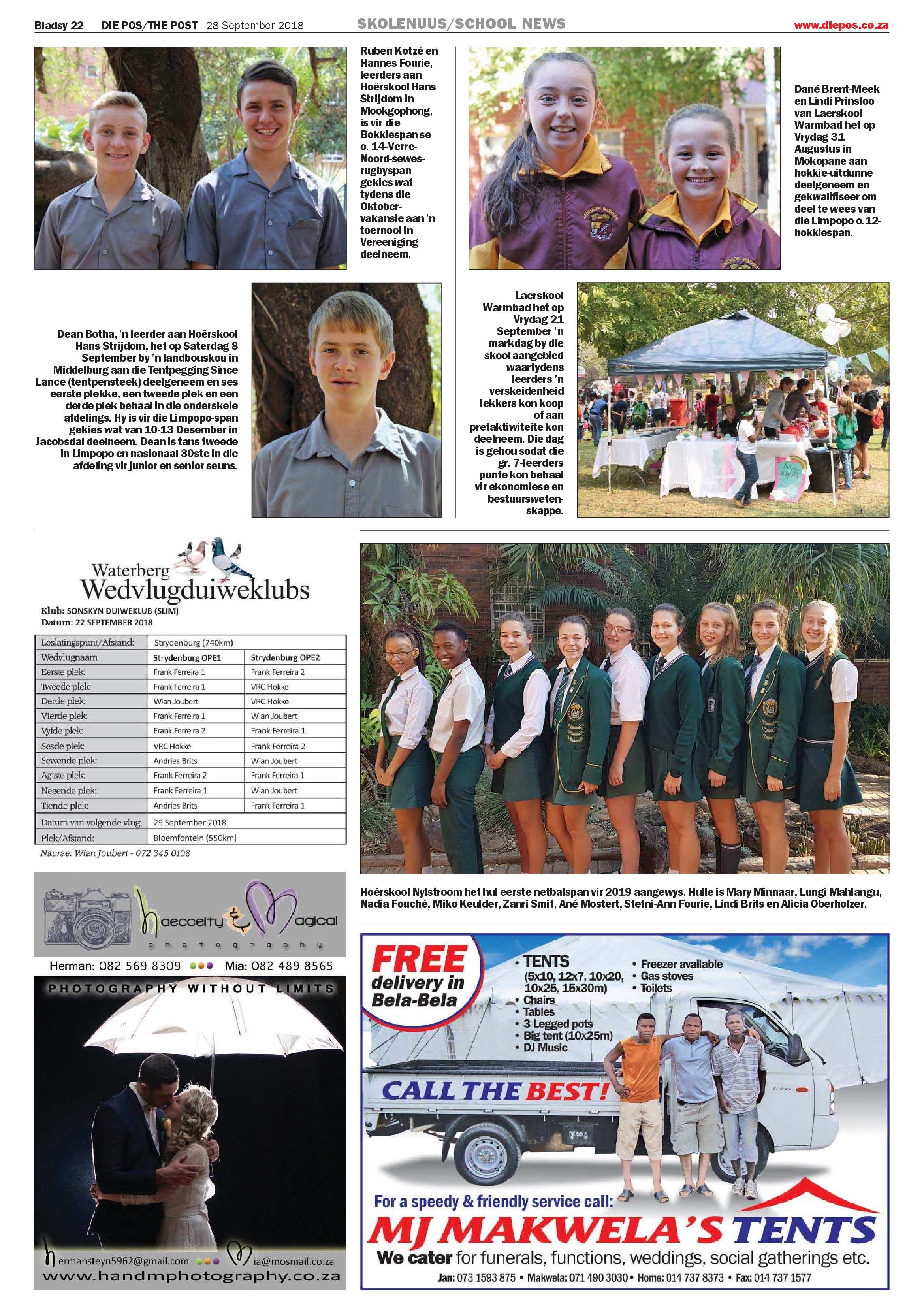 Die Pos 28 September 2018 page 22