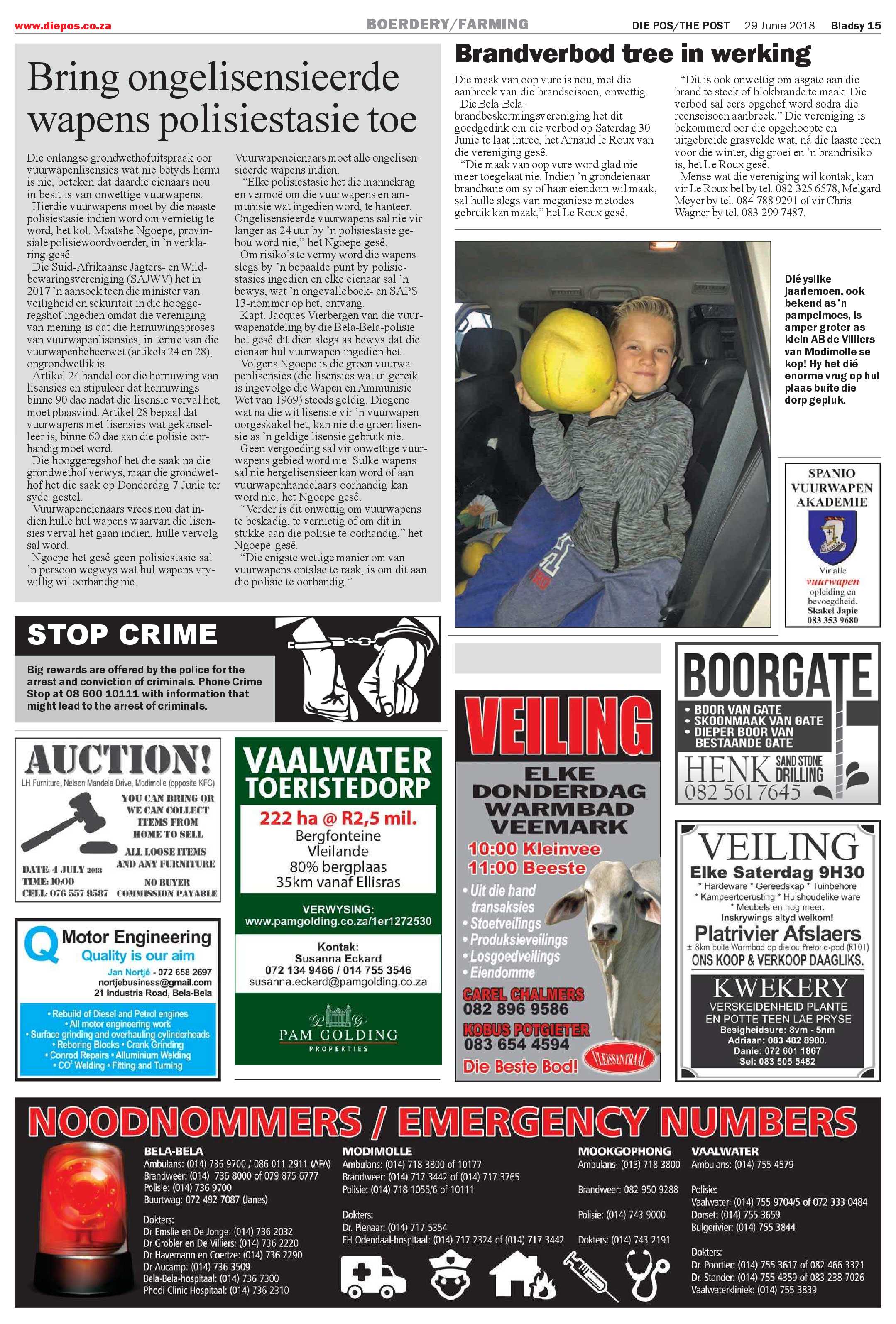Die Pos 29 June 2018 page 15