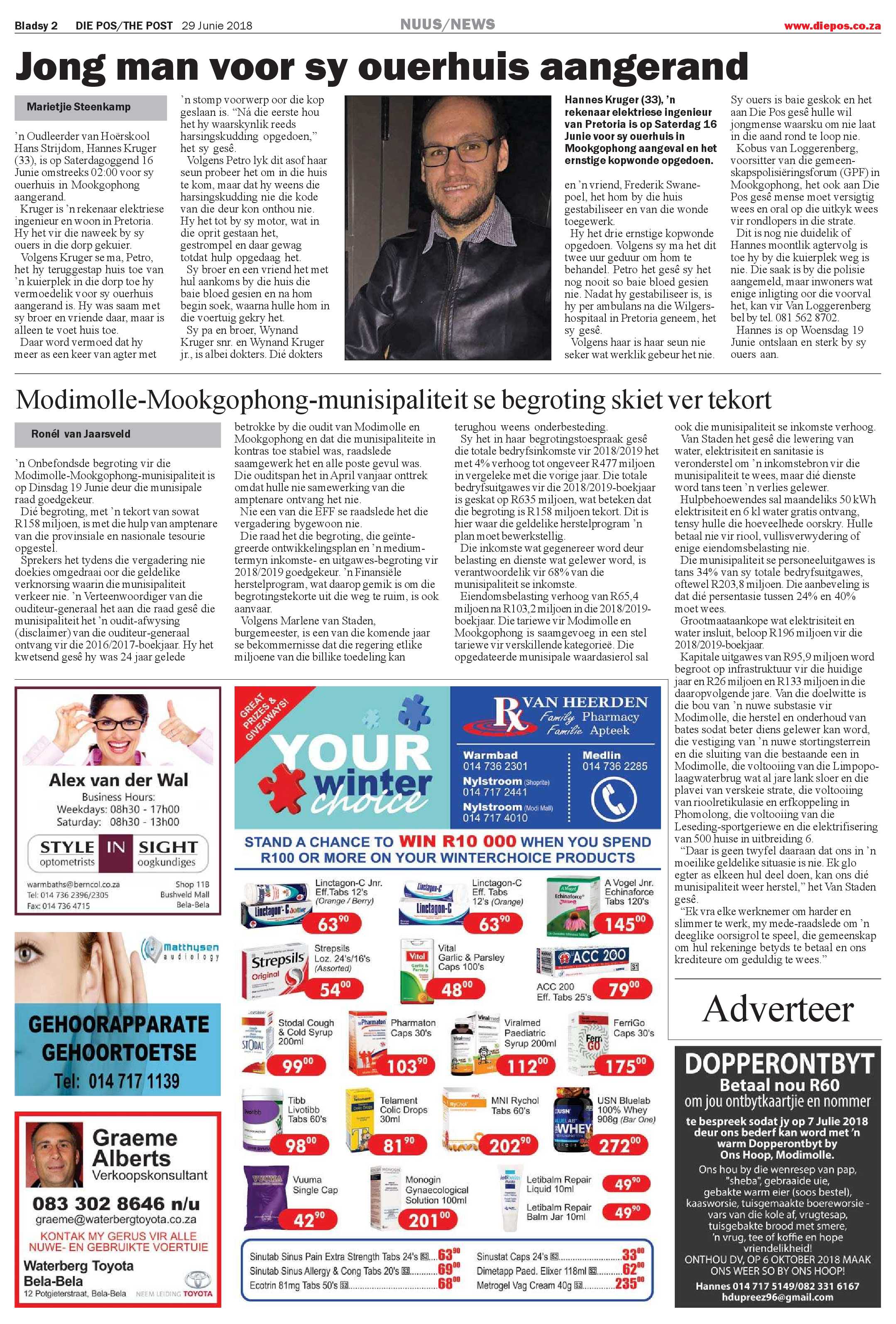 Die Pos 29 June 2018 page 2