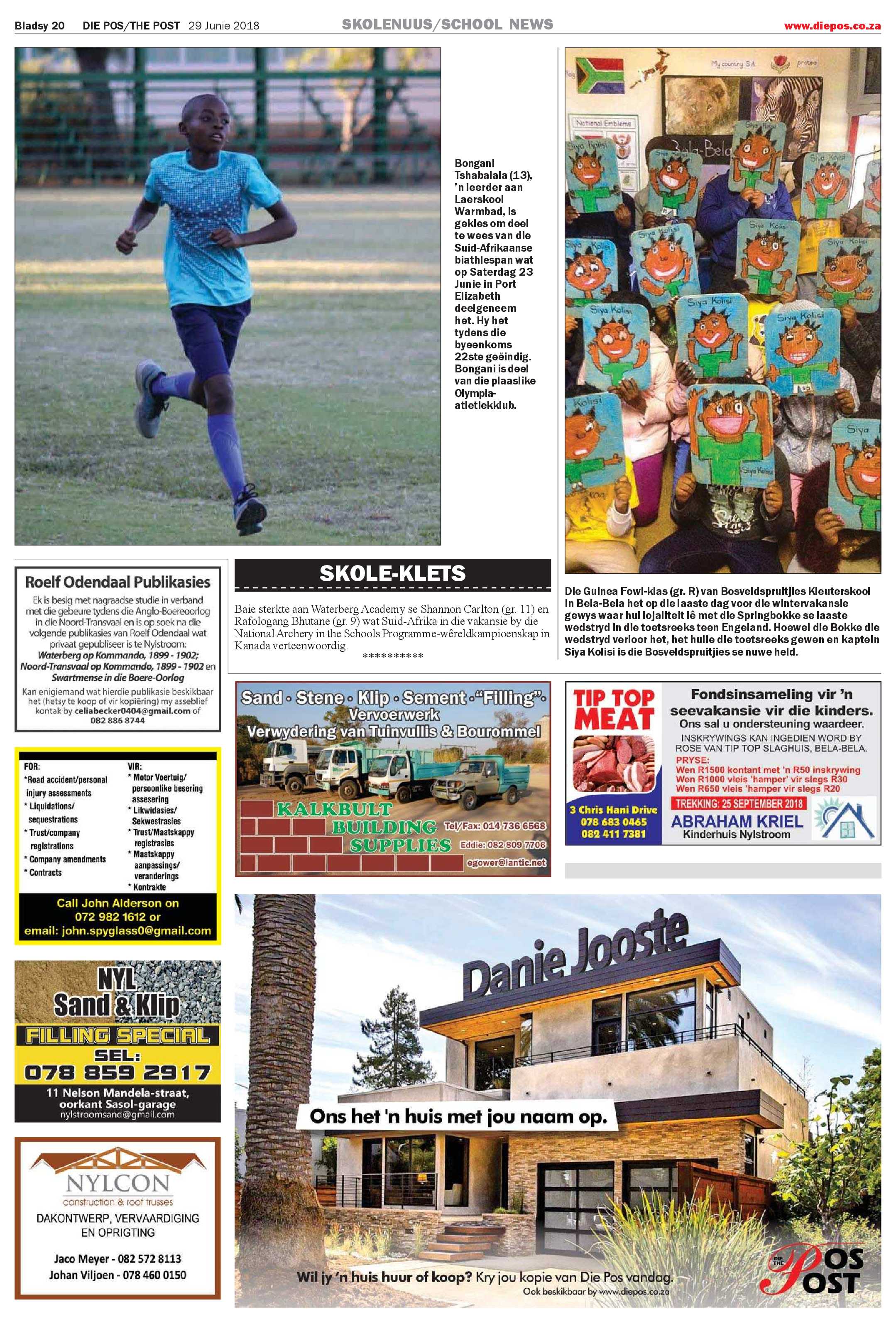 Die Pos 29 June 2018 page 20