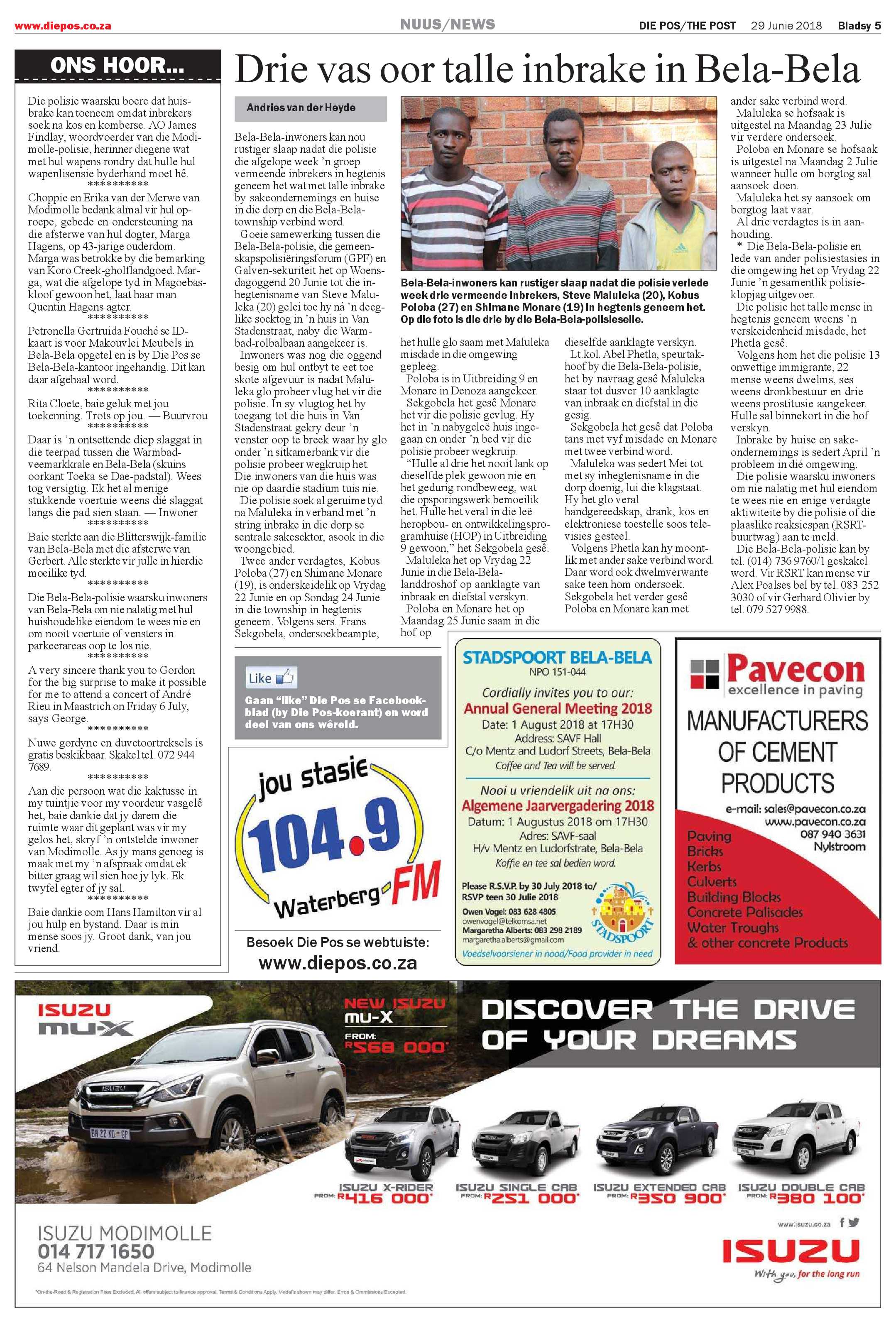 Die Pos 29 June 2018 page 5