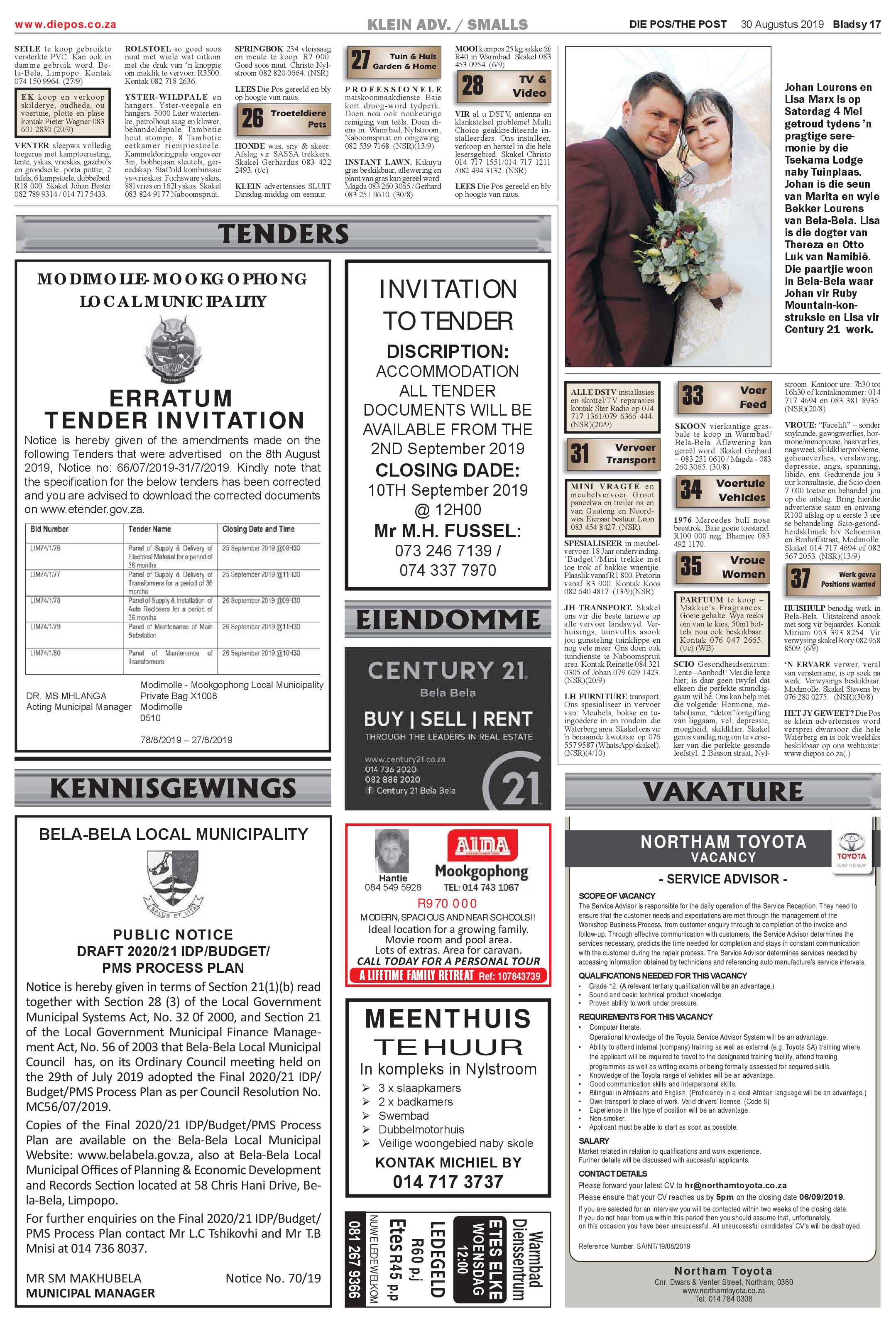 Die Pos 30 August 2019 page 17