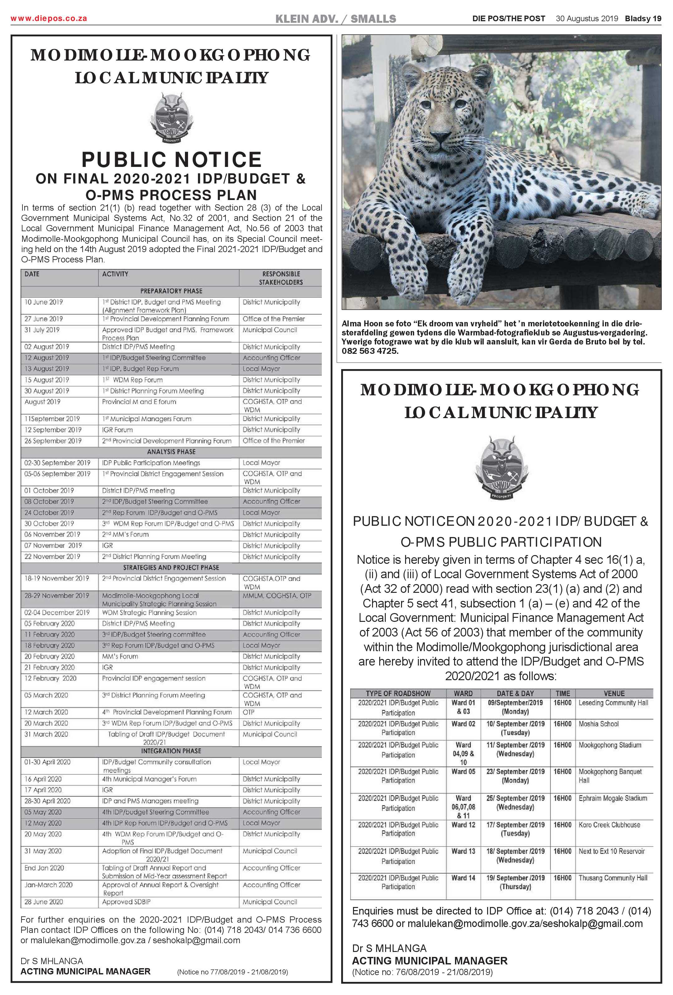 Die Pos 30 August 2019 page 19