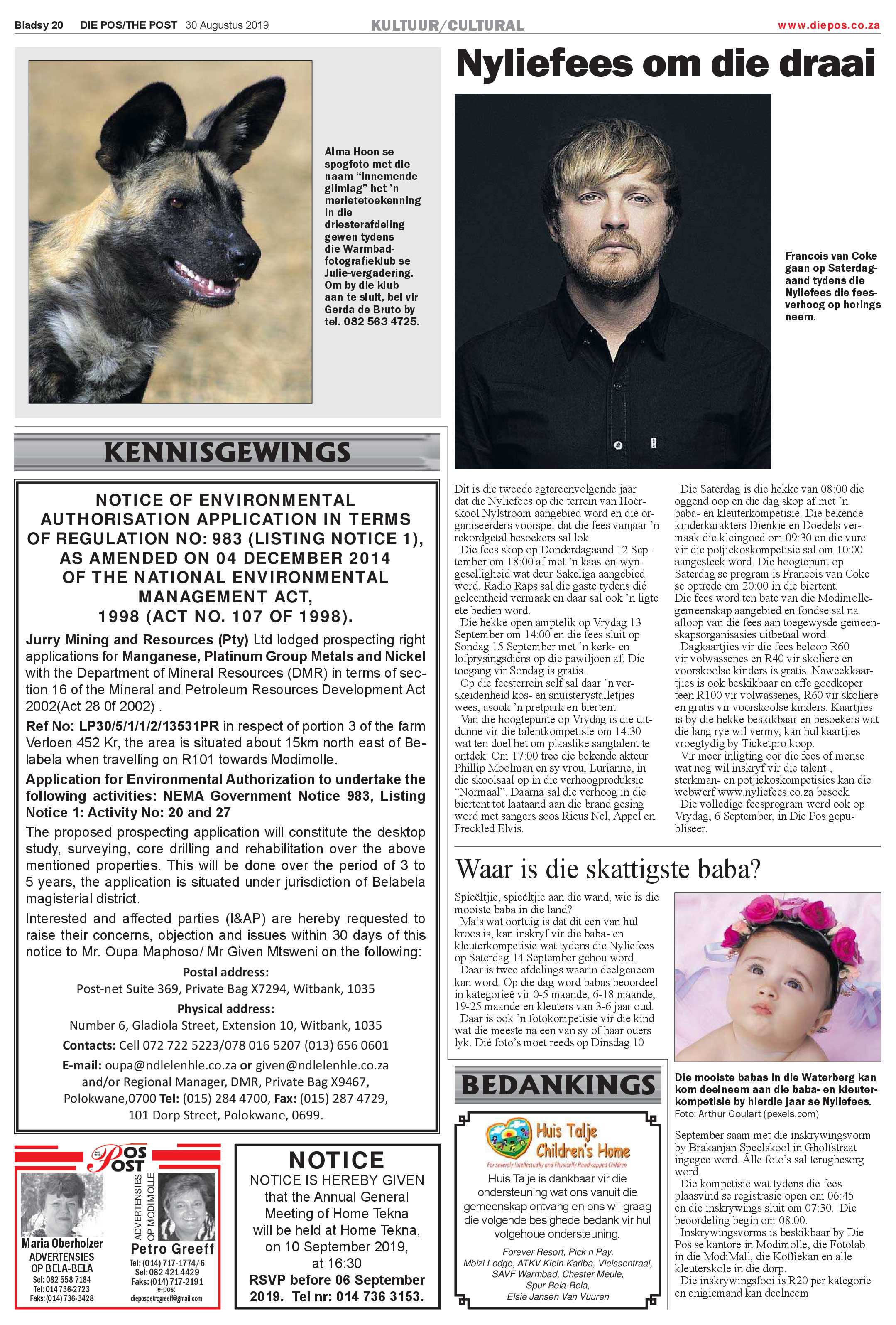 Die Pos 30 August 2019 page 20