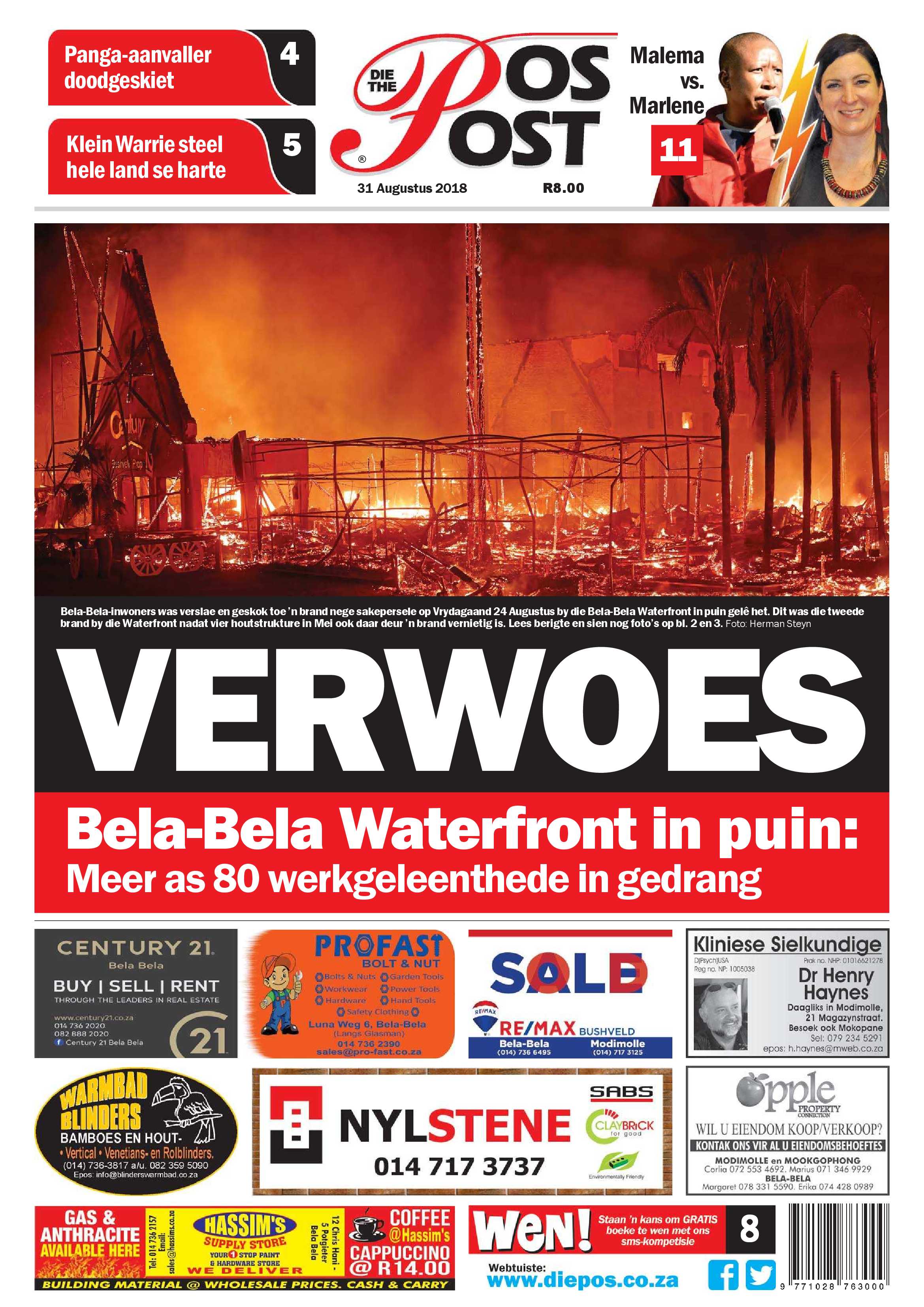 Die Pos 31 August 2018 page 1