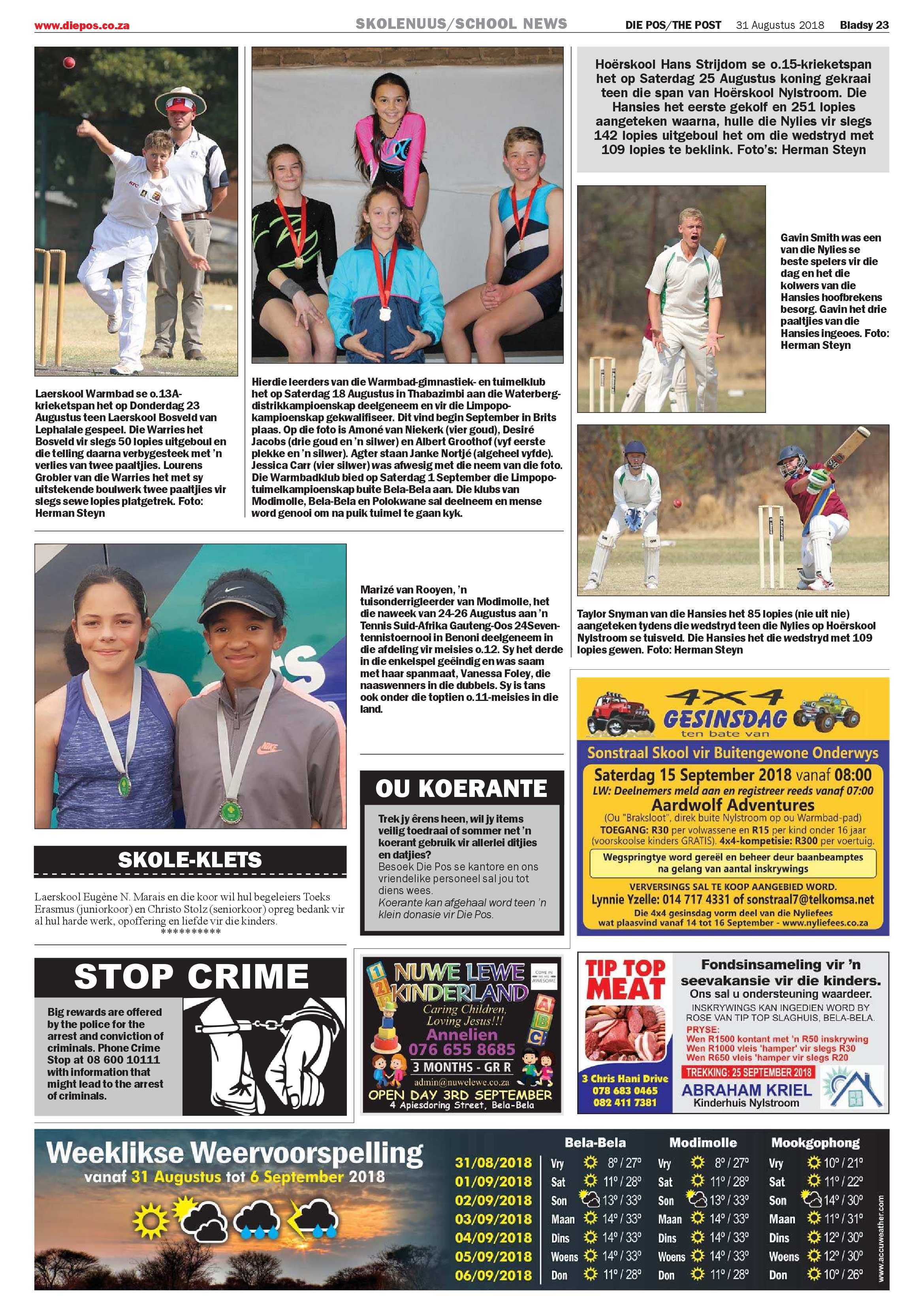 Die Pos 31 August 2018 page 23