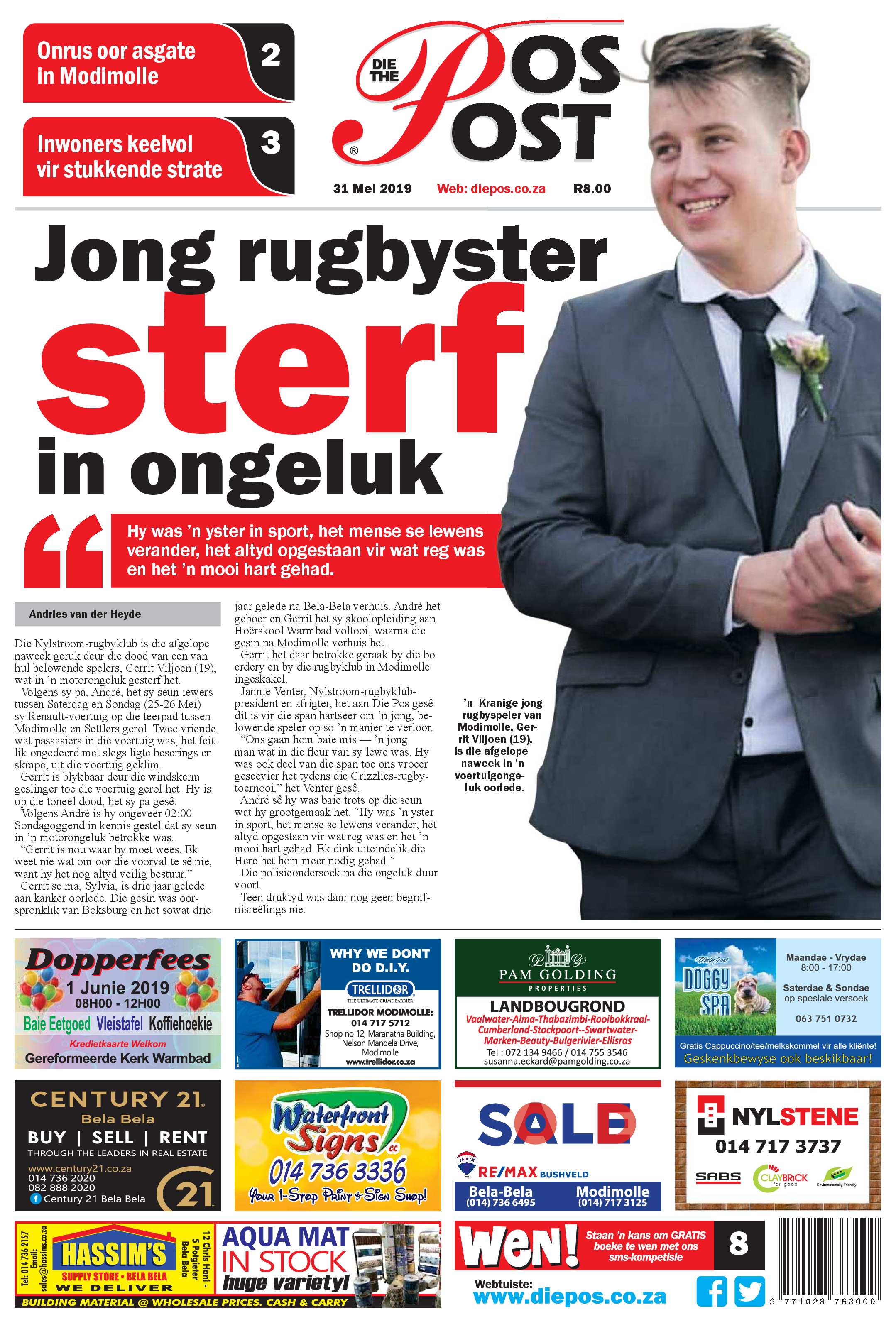 Die Pos 31 May 2019 page 1