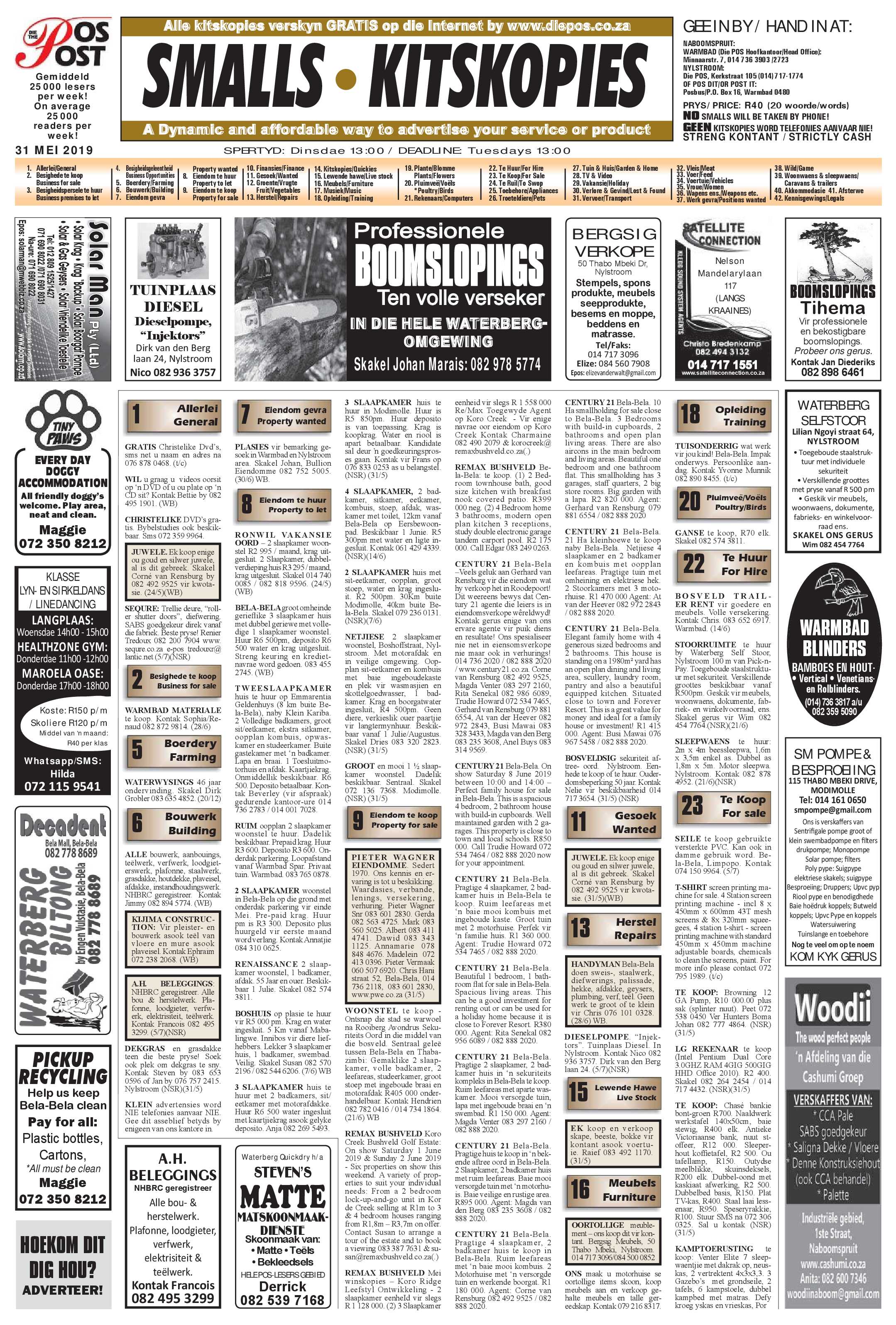 Die Pos 31 May 2019 page 16