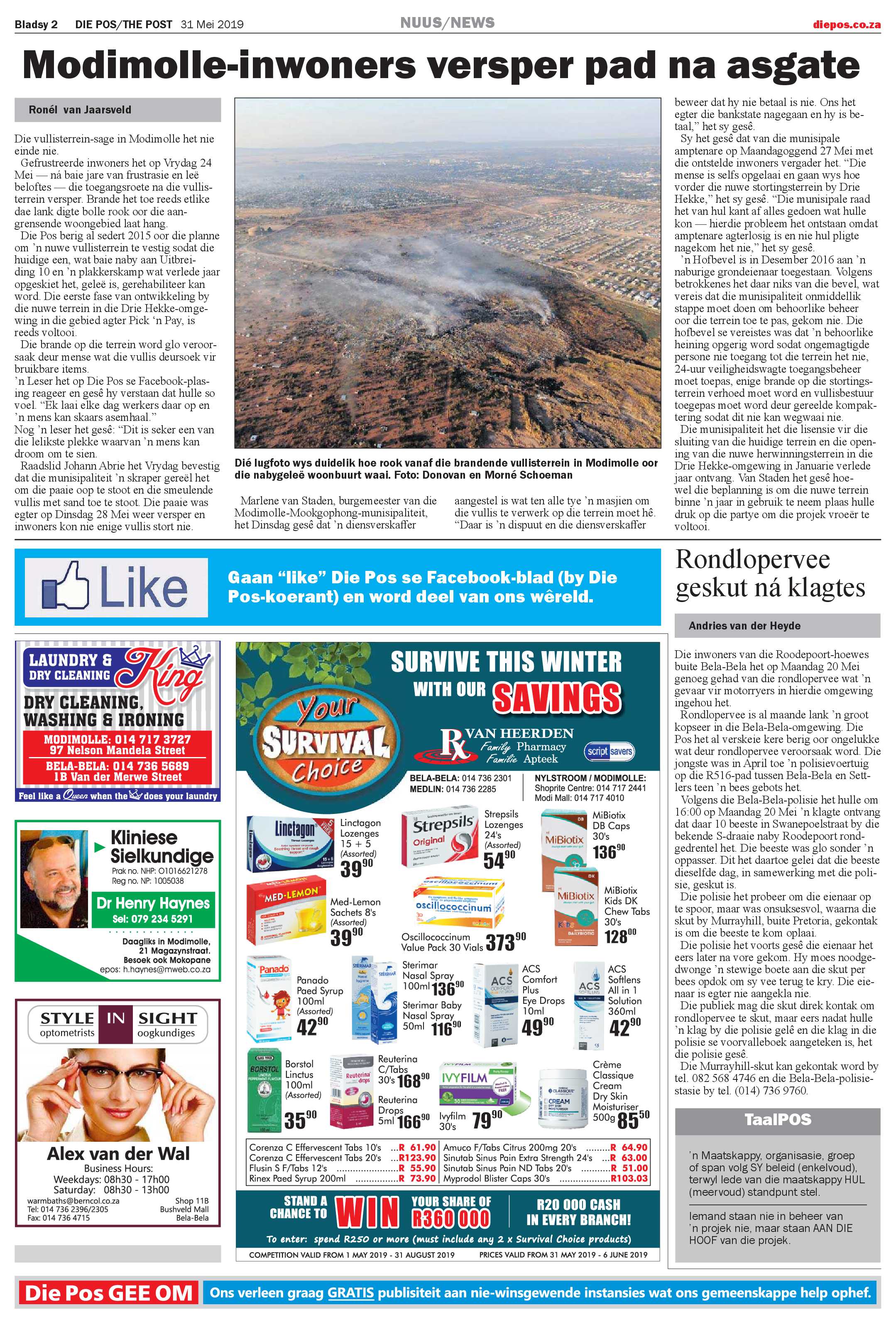 Die Pos 31 May 2019 page 2