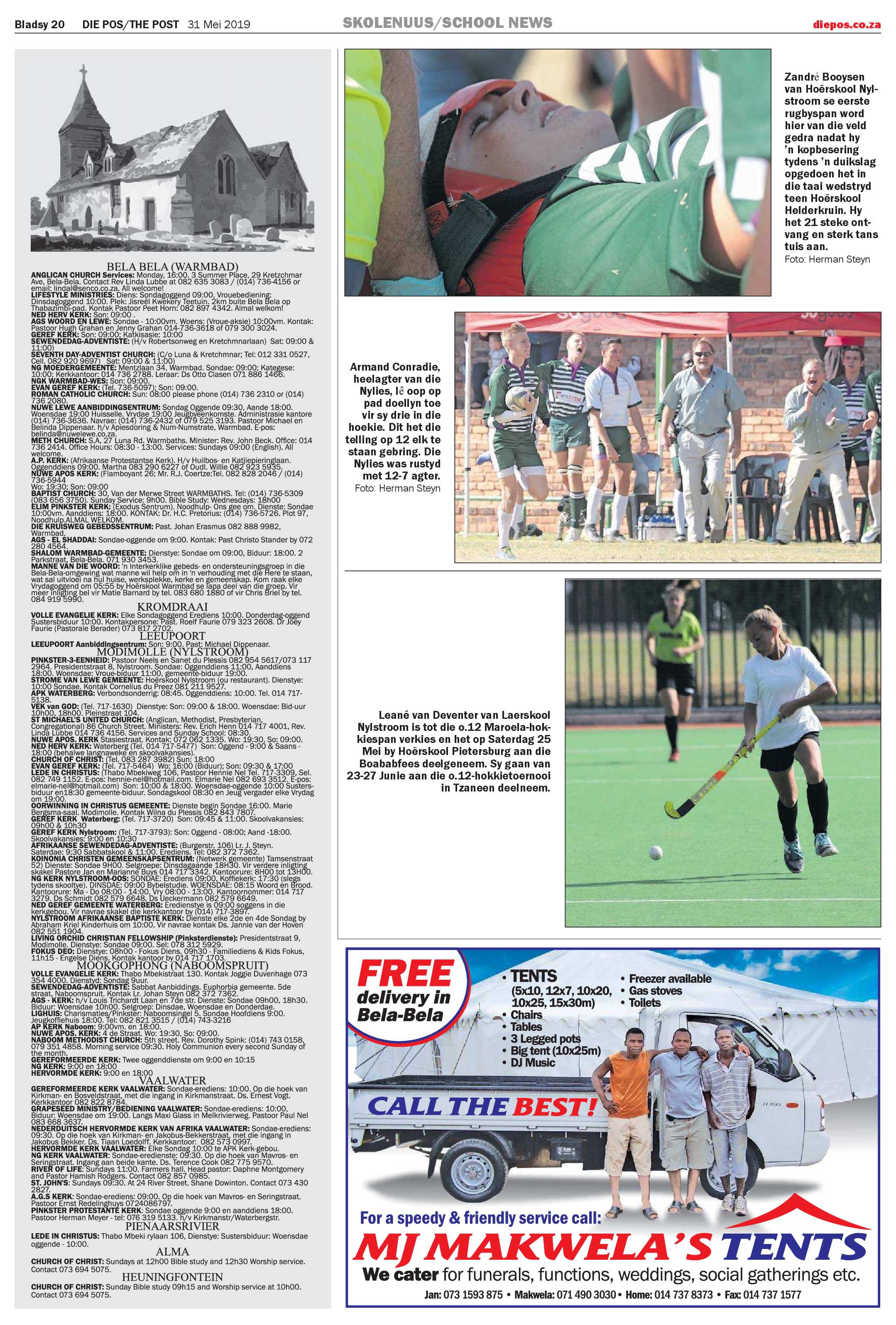 Die Pos 31 May 2019 page 20