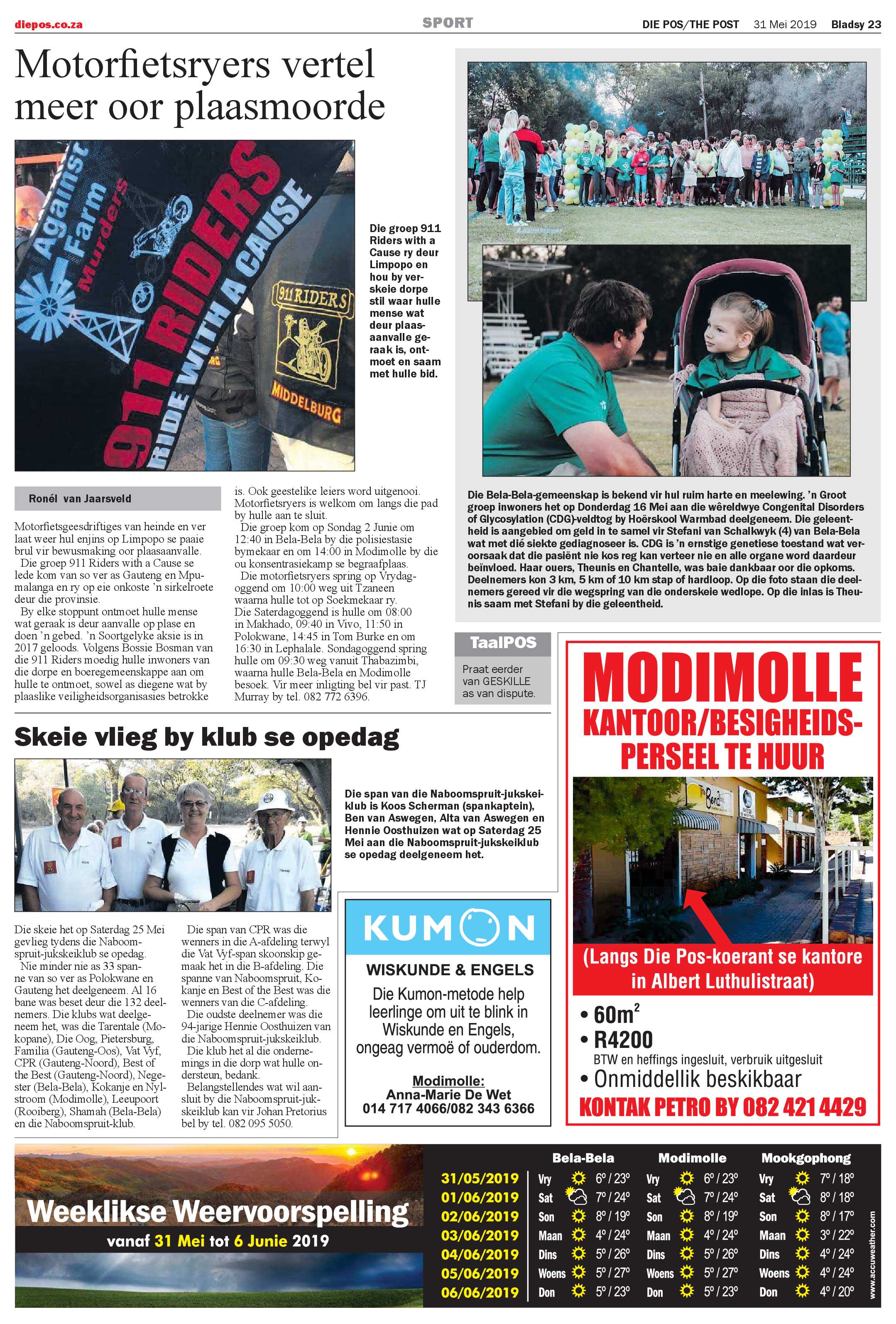 Die Pos 31 May 2019 page 23