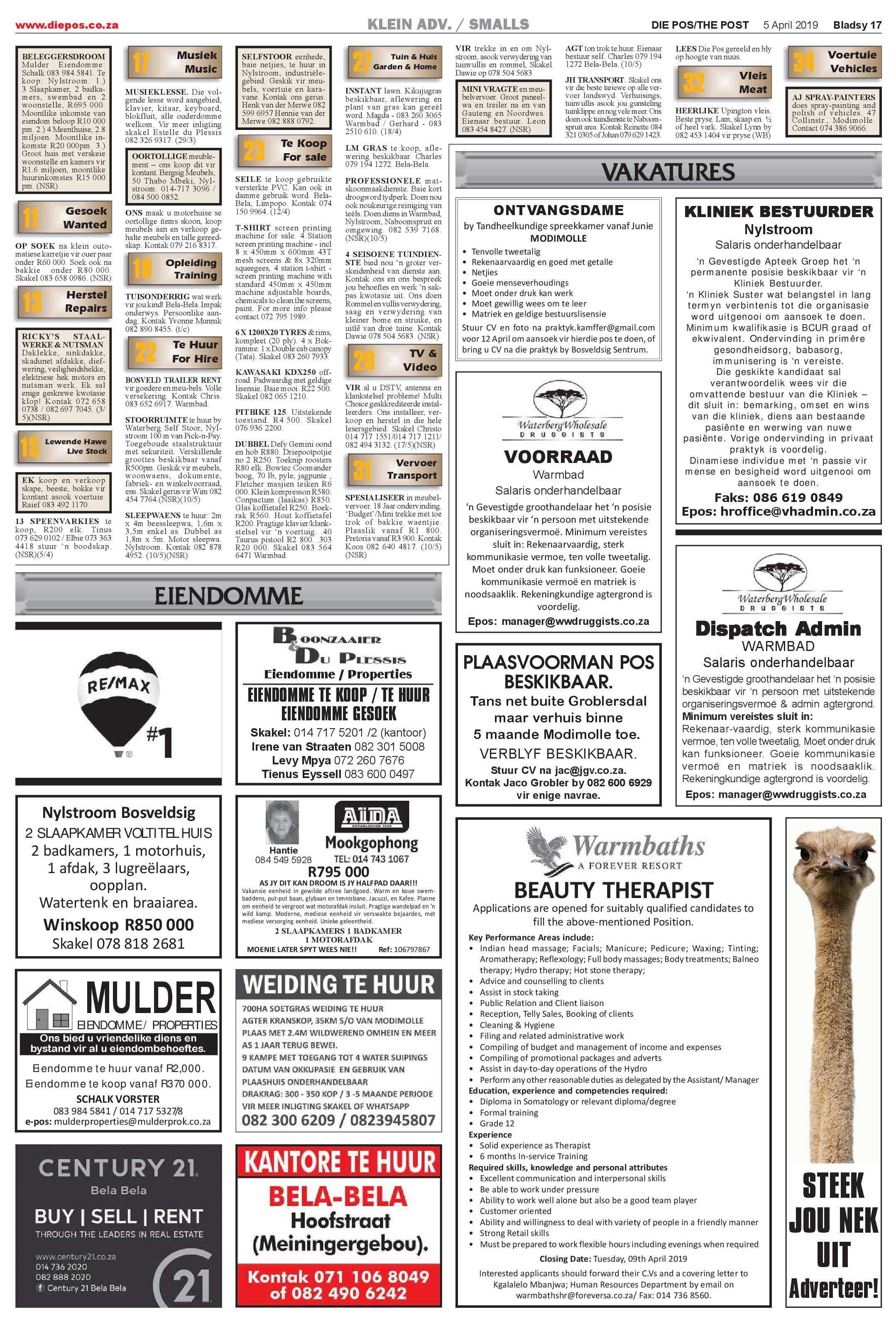 Die Pos 5 April 2019 page 17