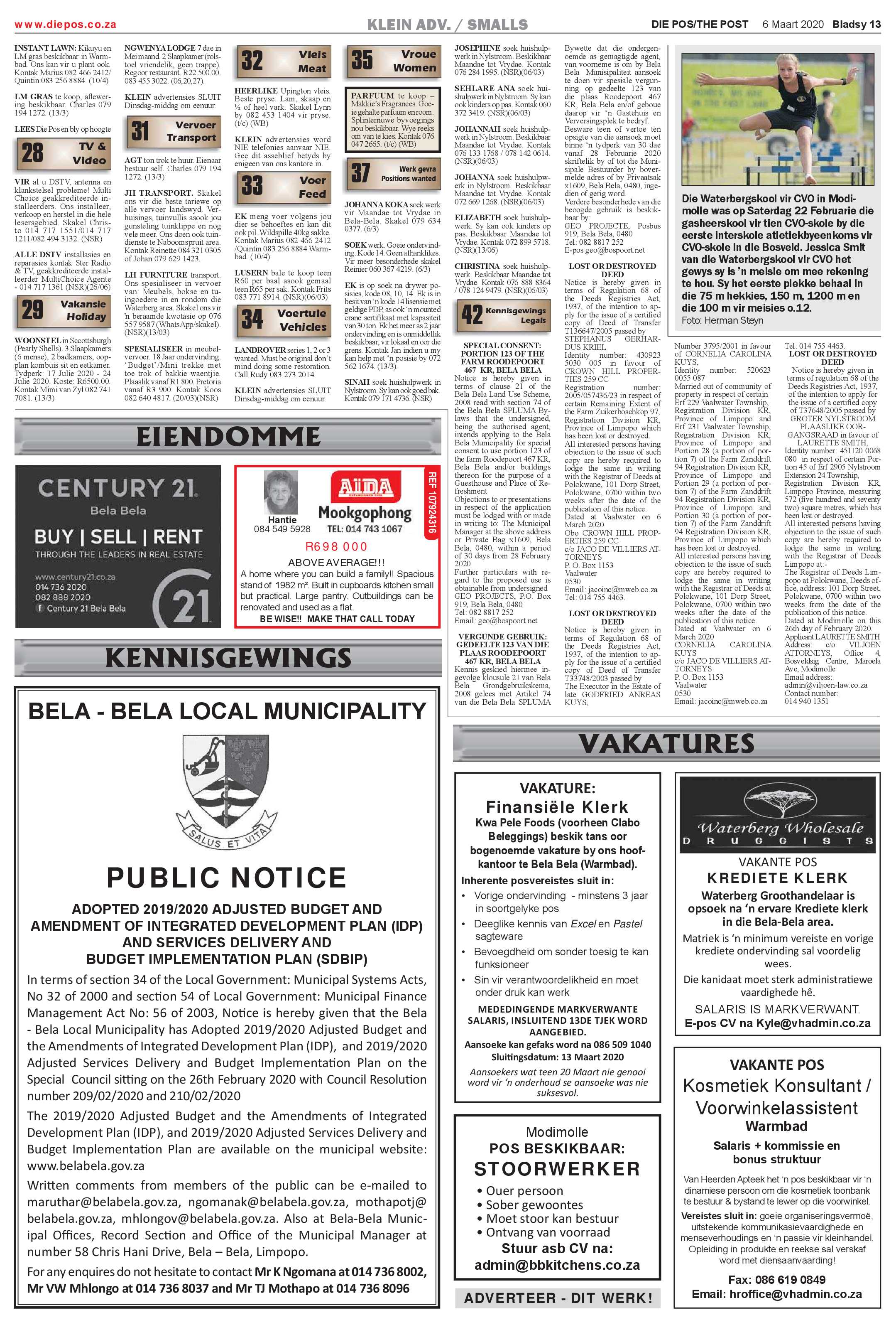 Die Pos 6 Maart 2020 page 13