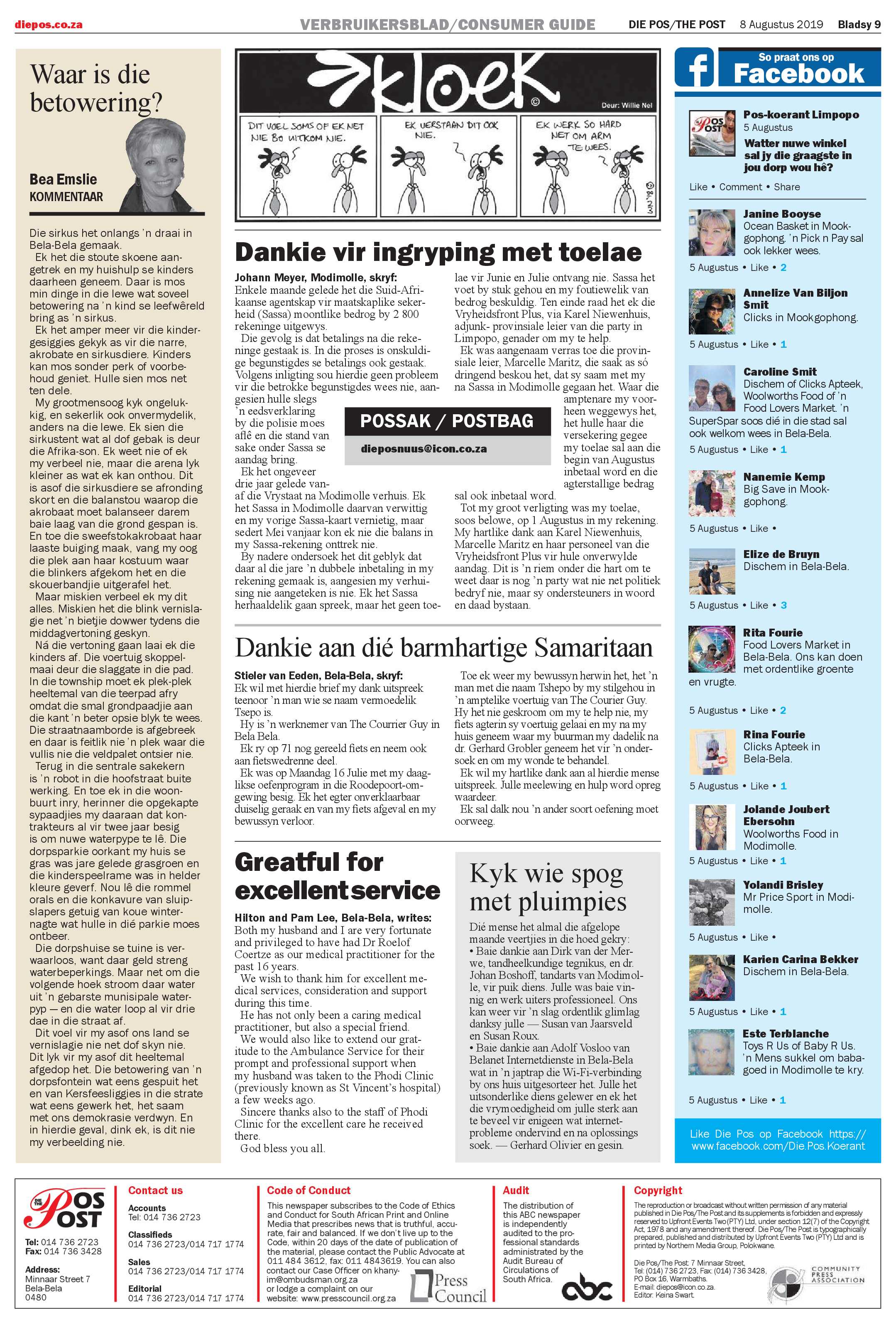 Die Pos 8 August 2019 page 9