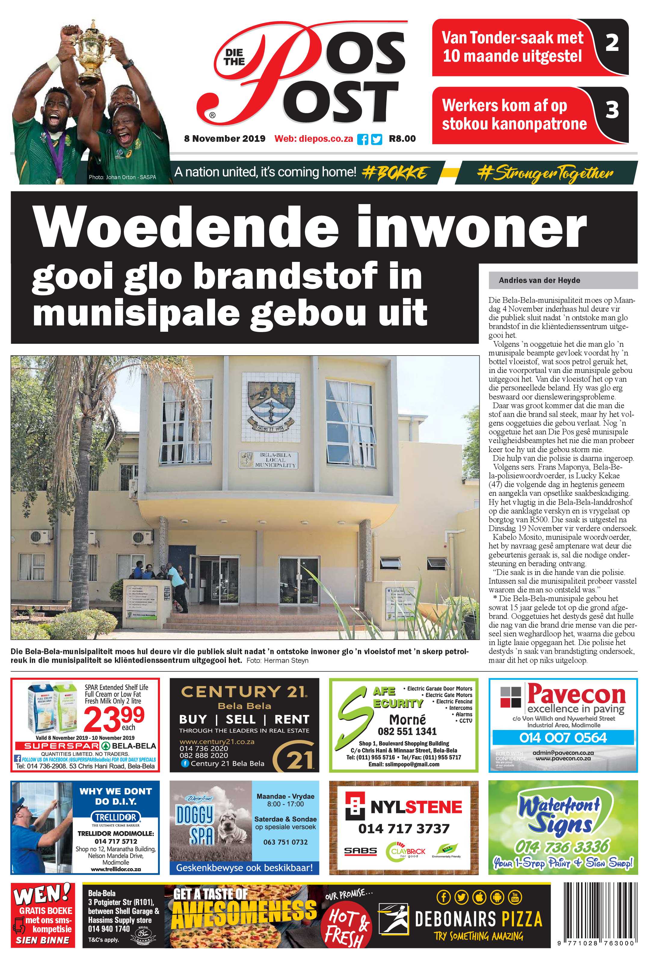 Die Pos 8 November 2019 page 1