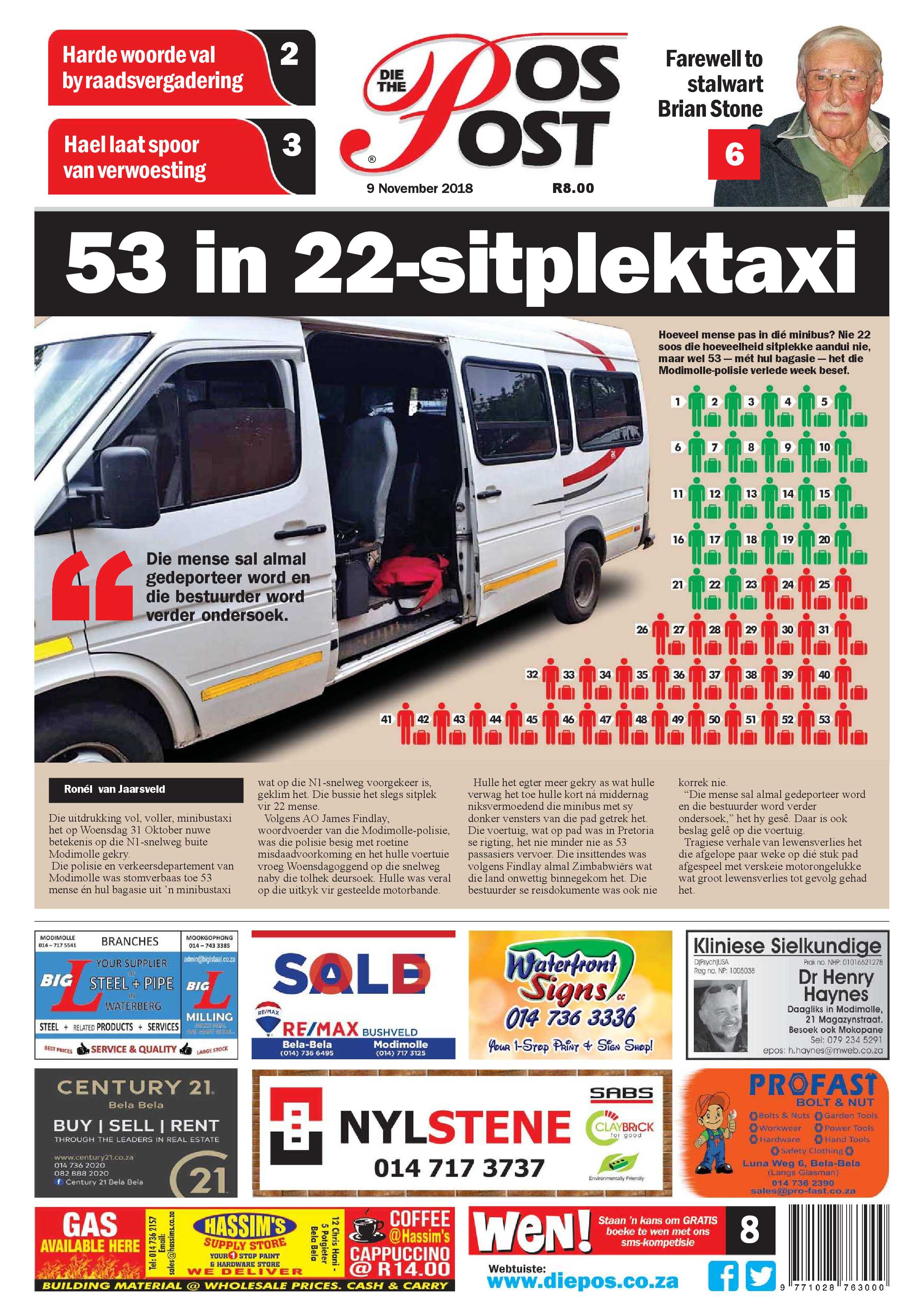 Die Pos 9 November 2018 page 1