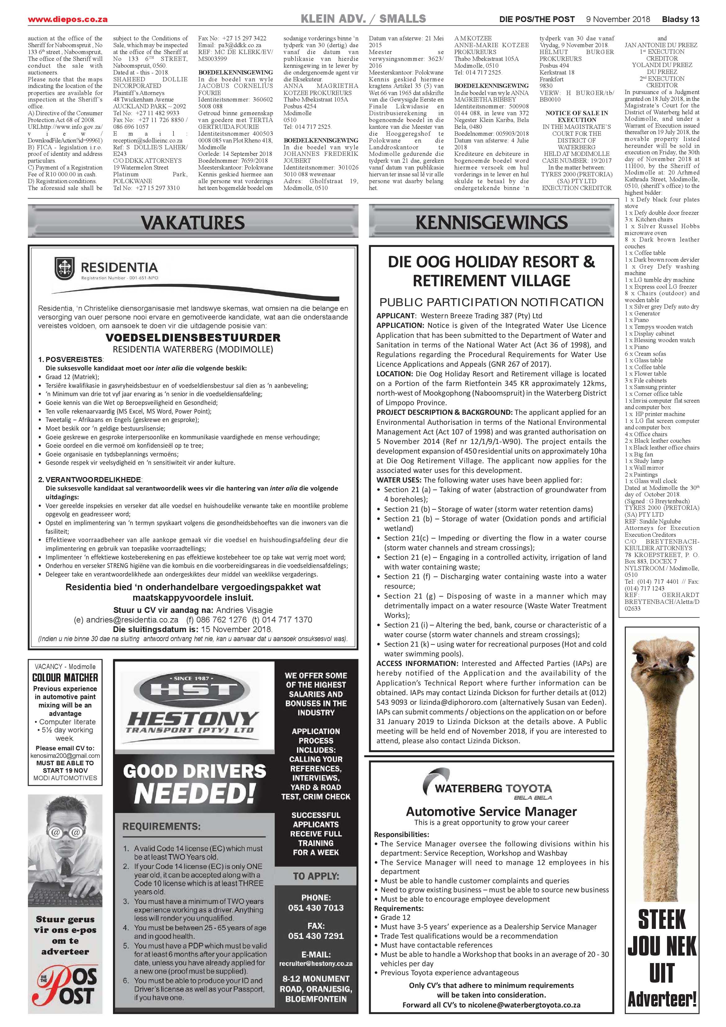 Die Pos 9 November 2018 page 13