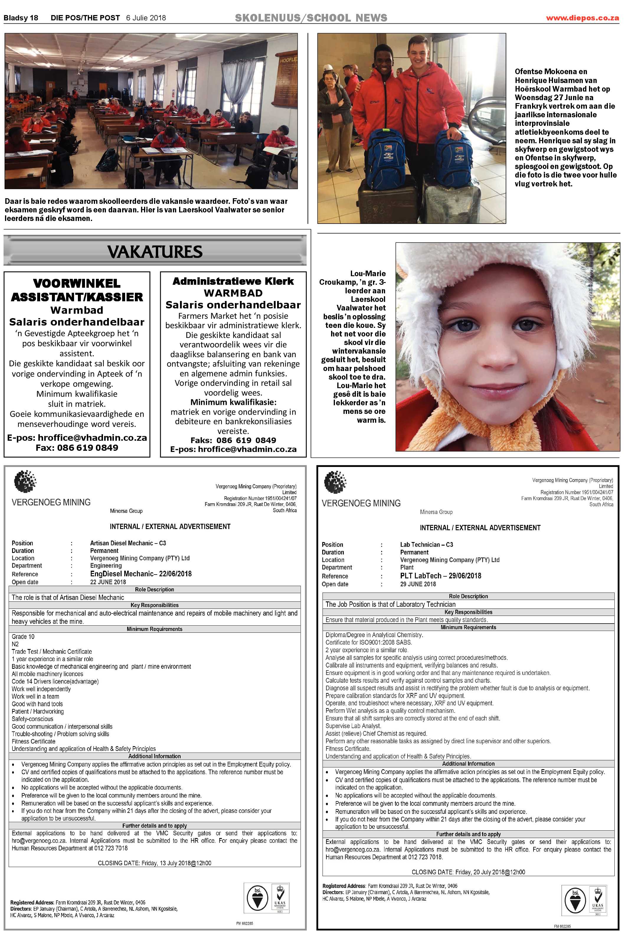 Die Pos Classifieds 6 July 2018 page 3