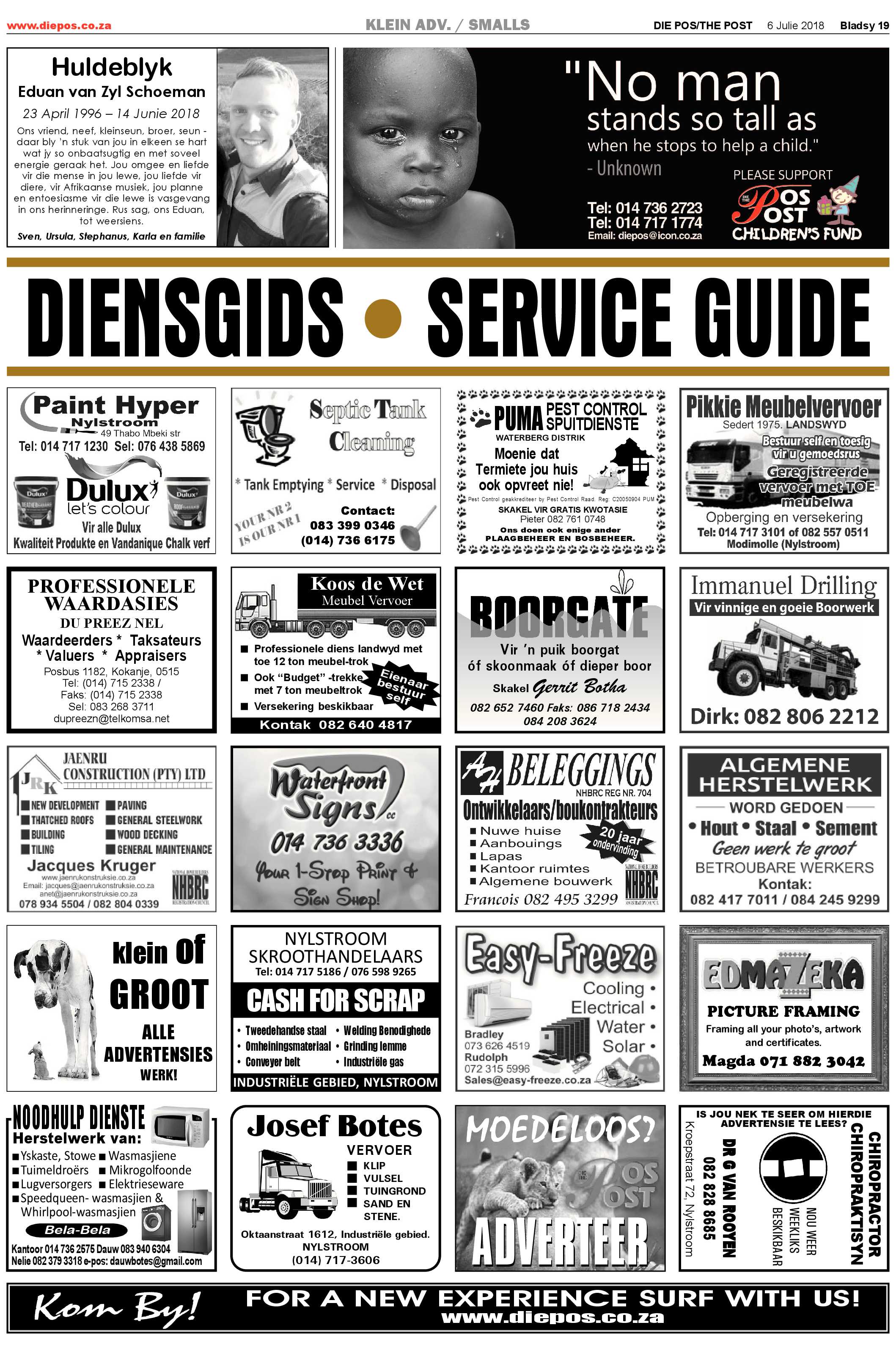 Die Pos Classifieds 6 July 2018 page 4