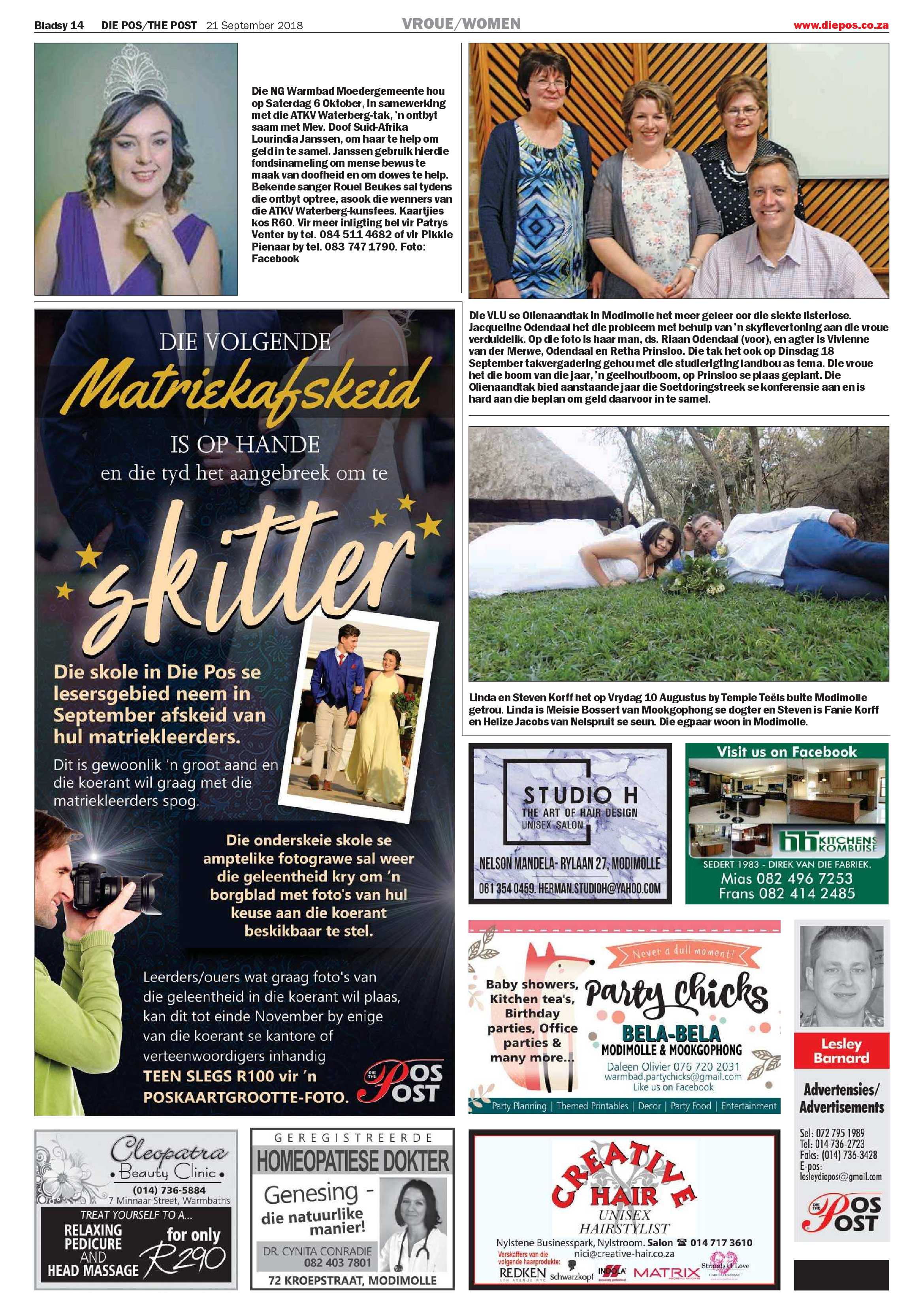 Die Pos: 21 September 2018 page 14